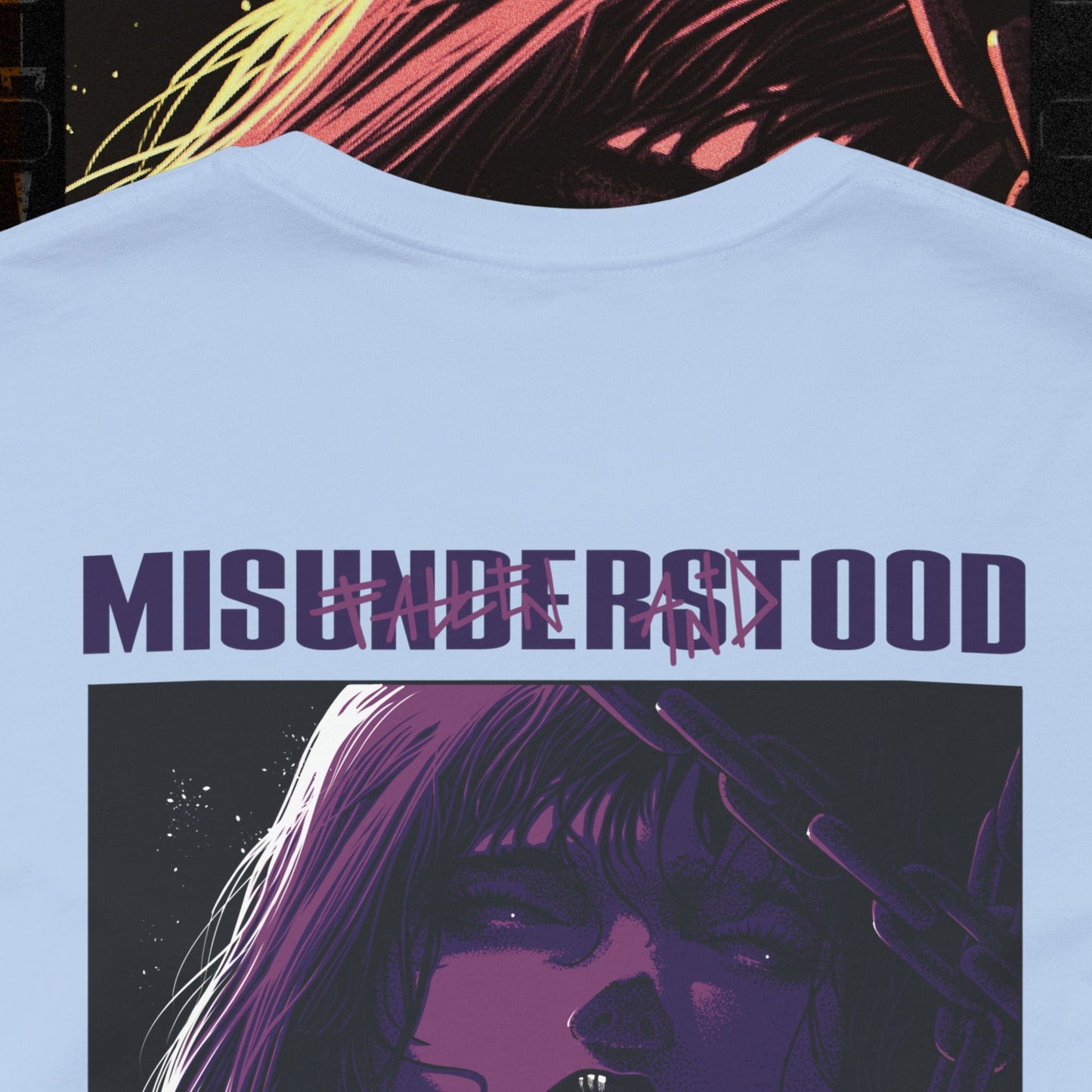 Fallen and Misunderstood - Baby Blue - T-Shirt | Halos and Hellfire
