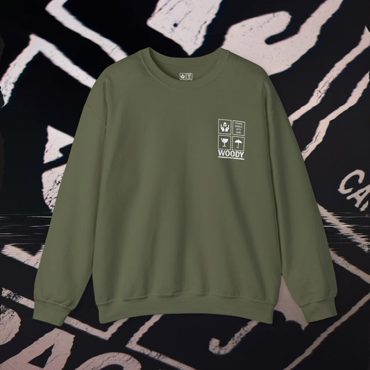 Fragile - Military Green - Crewneck