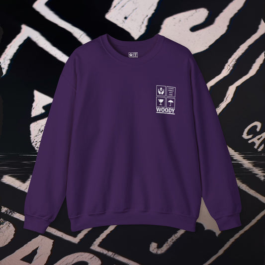 Fragile - Purple - Crewneck