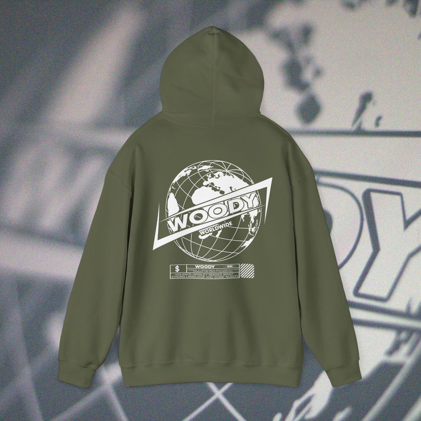 Woody Worldwide - Military Green - Hoodie