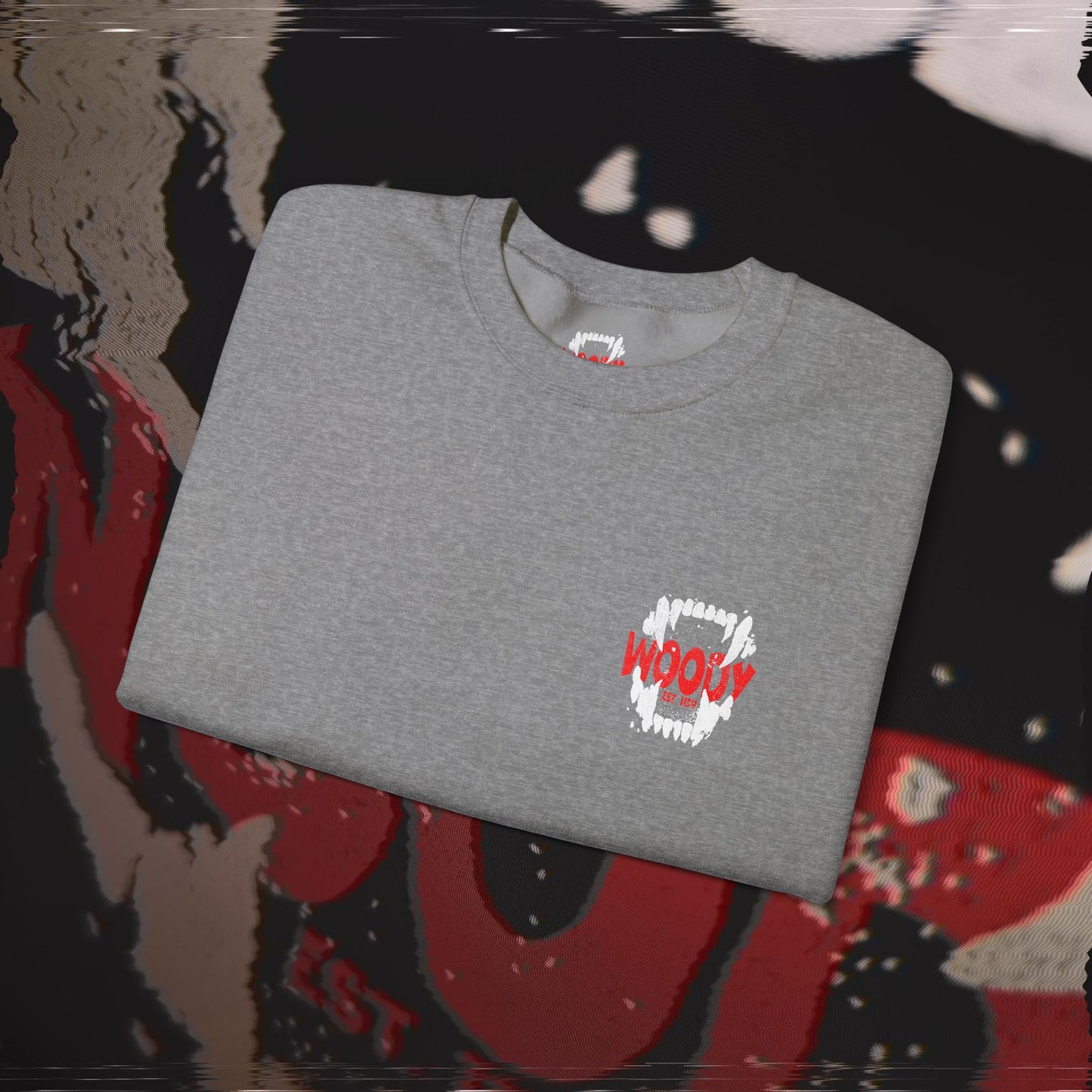 Bite Back - Graphite Heather - Crewneck