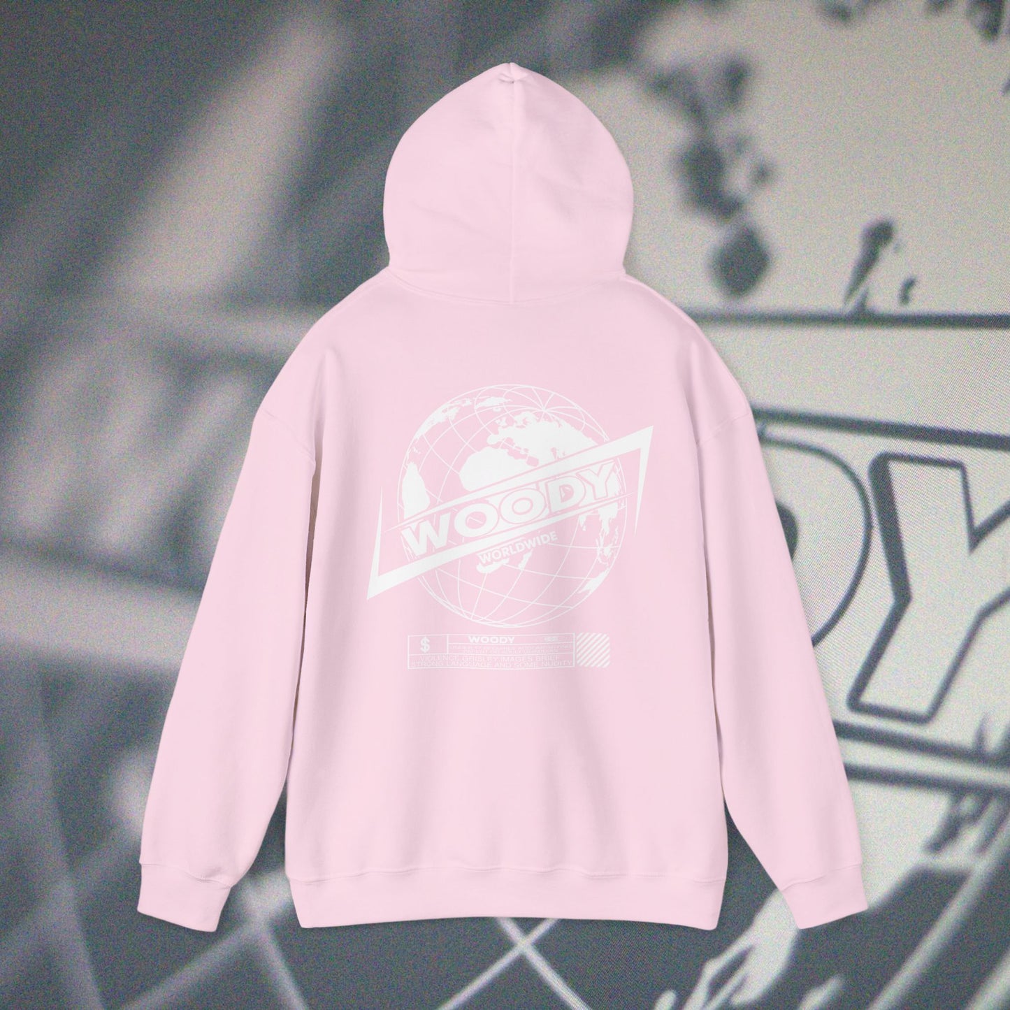 Woody Worldwide - Light Pink - Hoodie