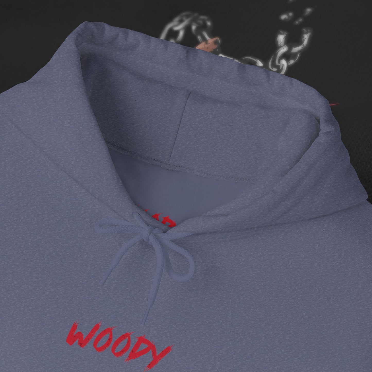 Who Cares - Heather Navy - Hoodie