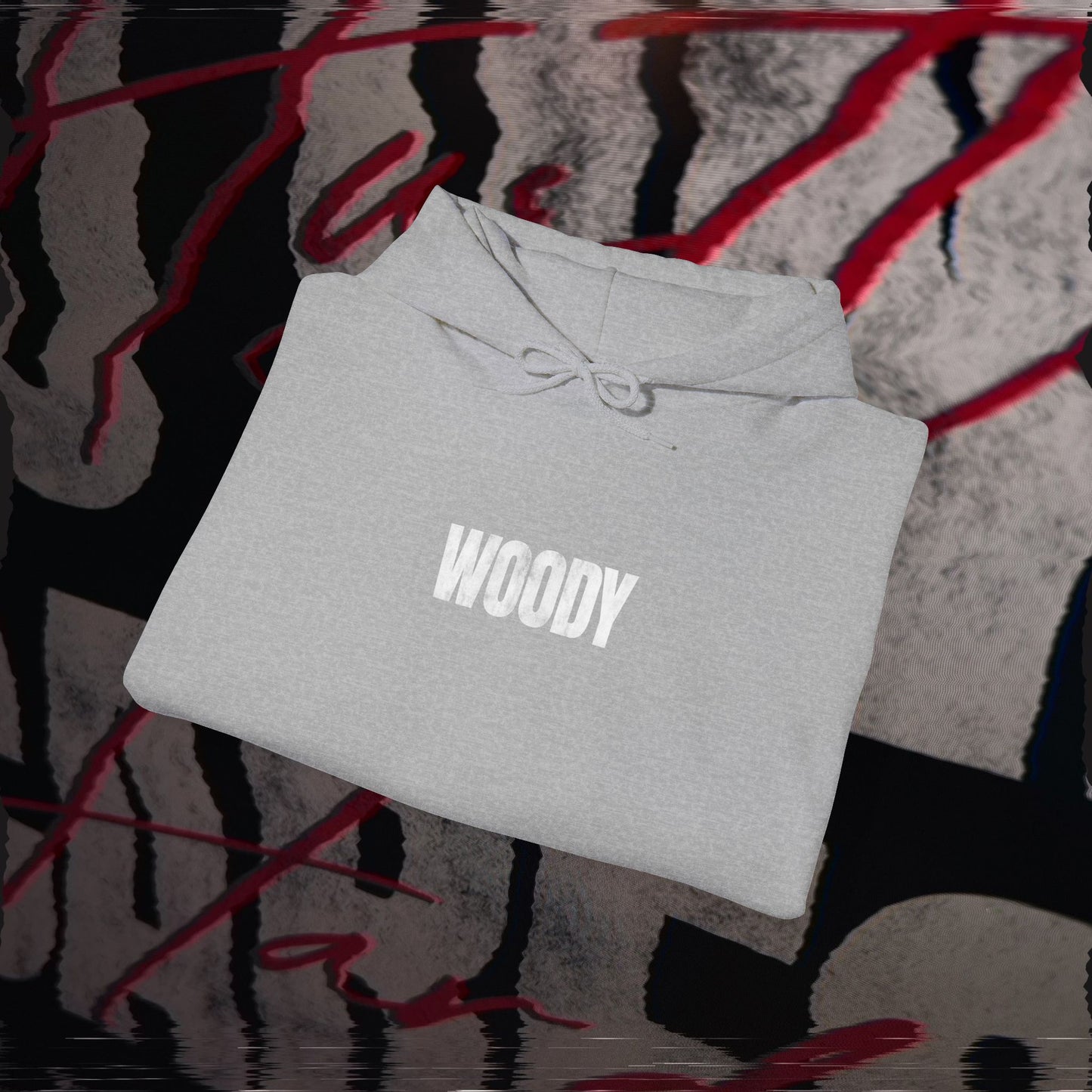 No One Cares, Hustle Harder - Sports Grey - Hoodie