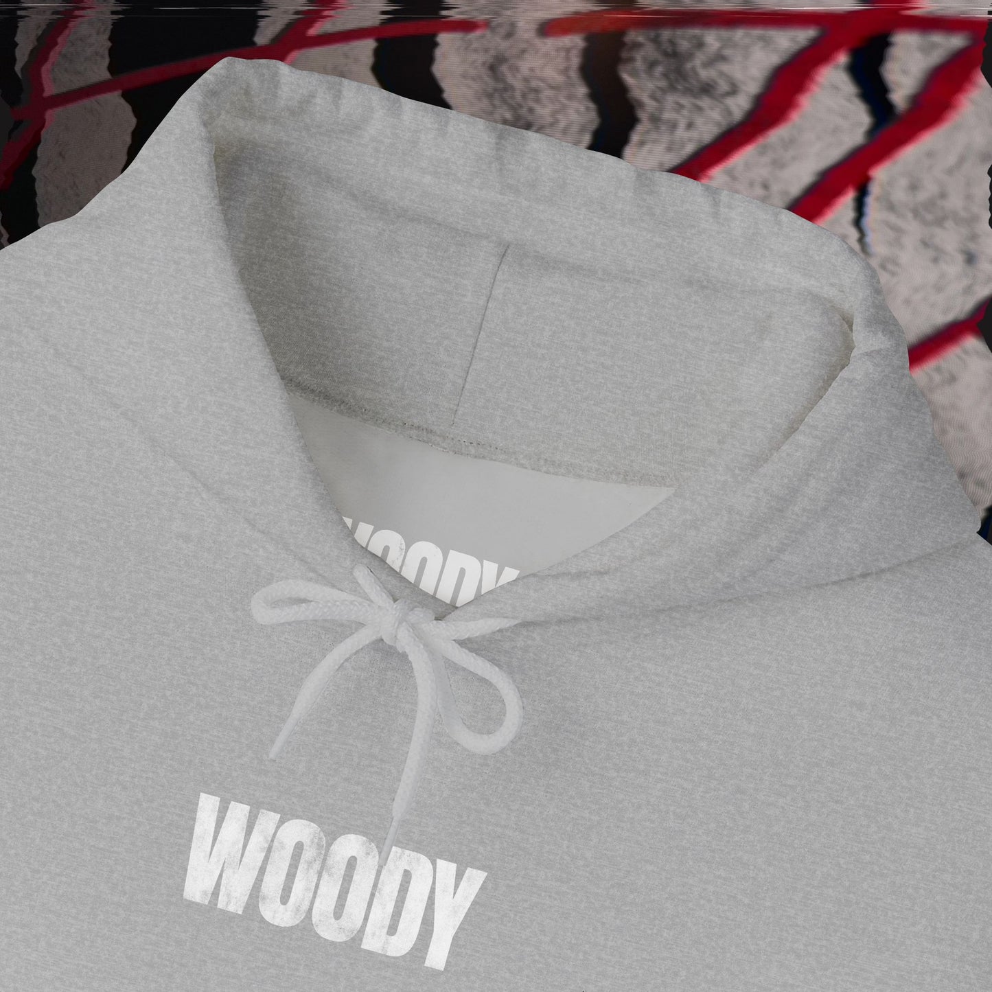 No One Cares, Hustle Harder - Sports Grey - Hoodie