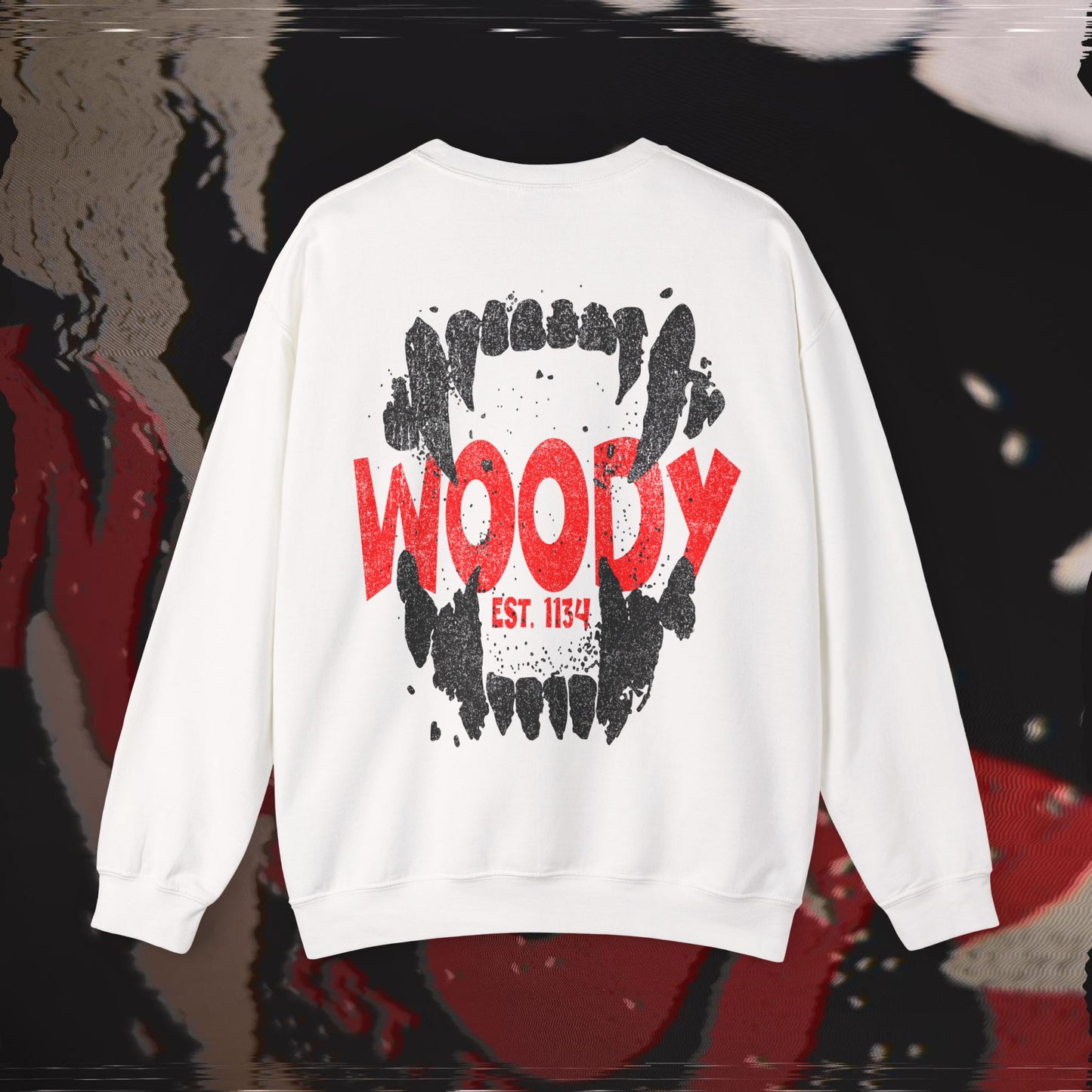 Bite Back - White - Crewneck