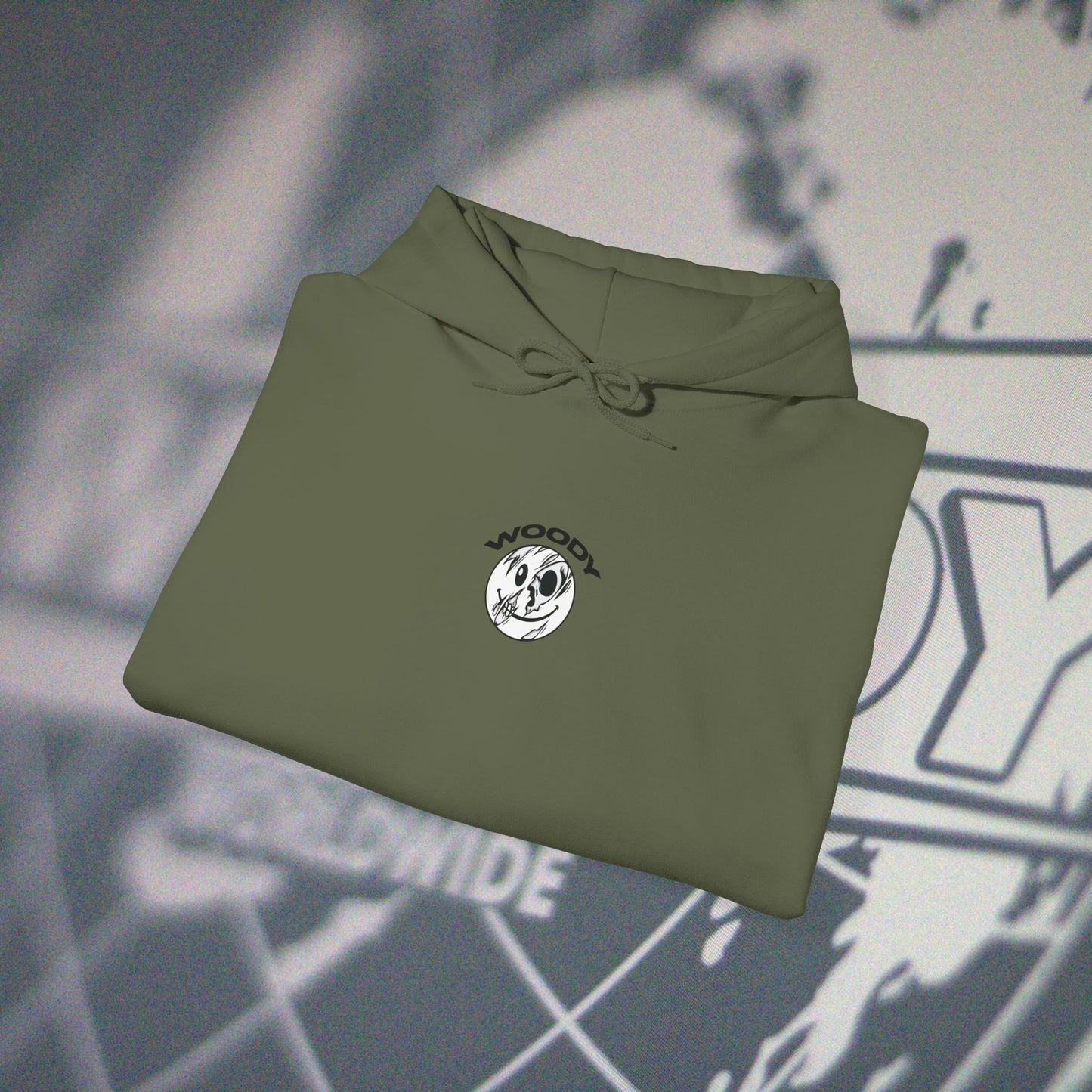 Woody Worldwide - Military Green - Hoodie