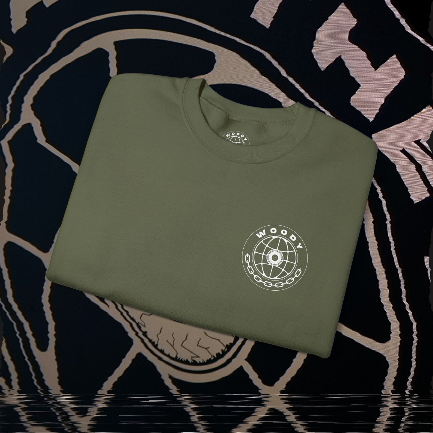Take The Risk - Military Green - Crewneck