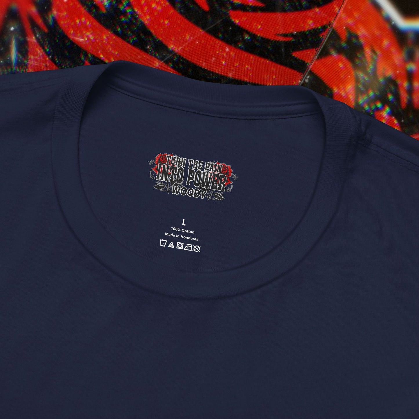 Pain To Power - Navy - T-Shirt