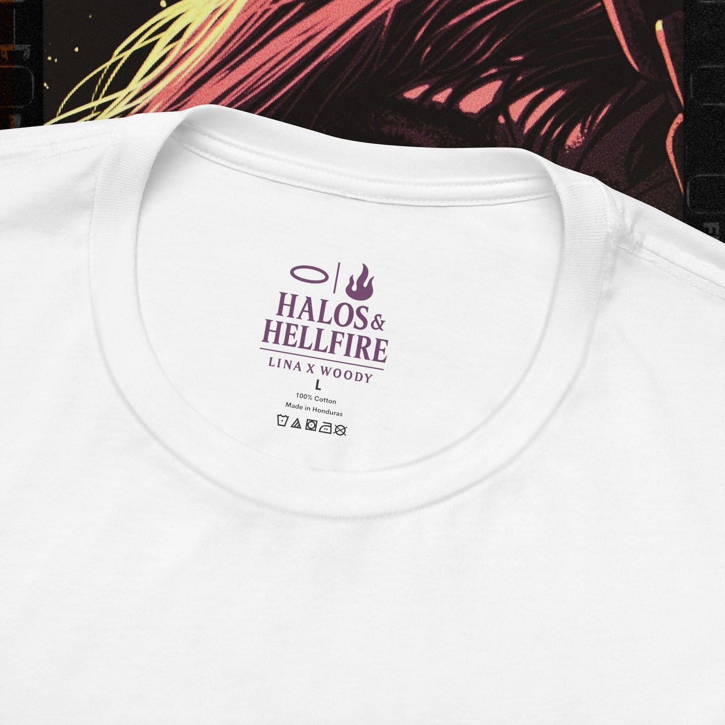 Fallen and Misunderstood - White - T-Shirt | Halos and Hellfire