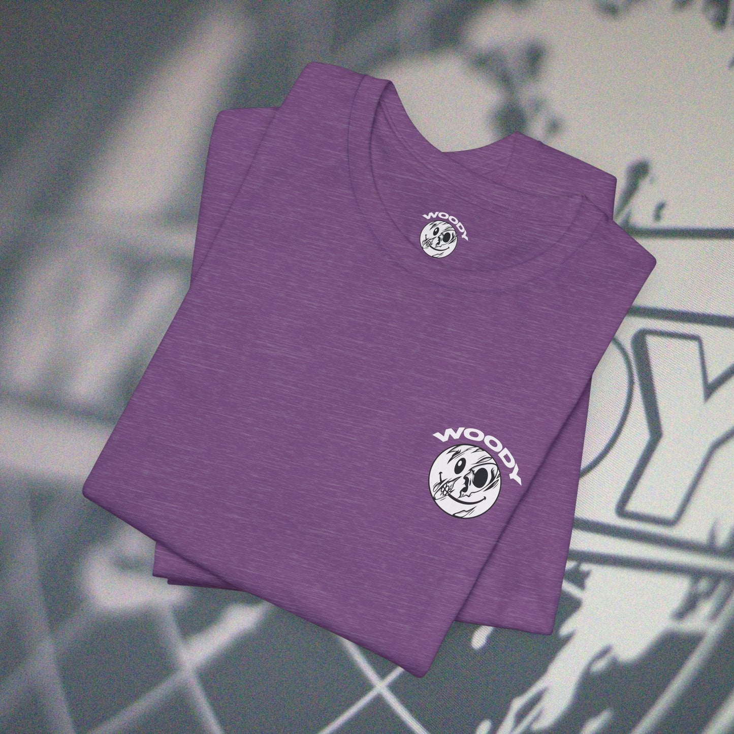 Woody Worldwide - Heather Purple - T-Shirt