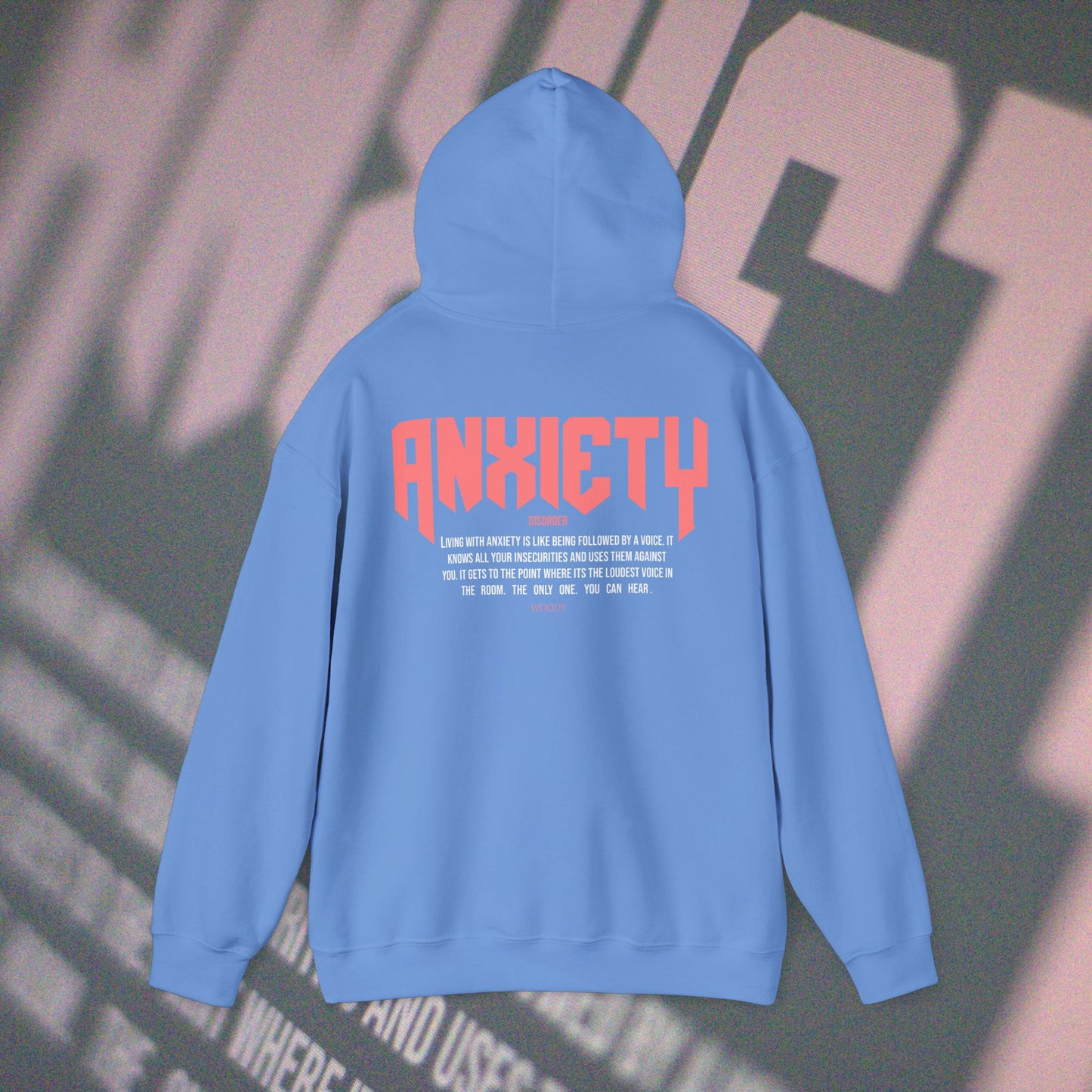 Anxiety - Carolina Blue - Hoodie
