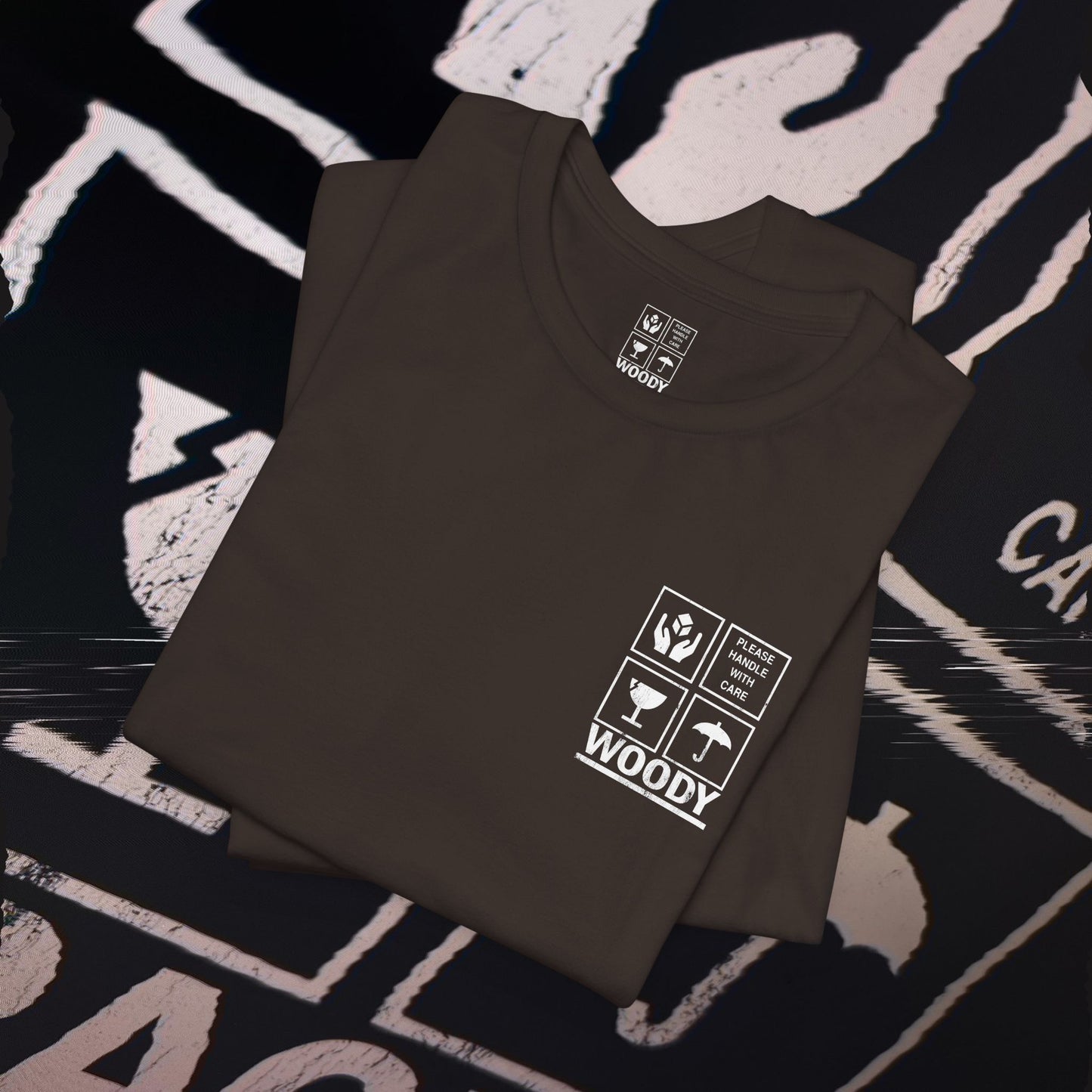 Fragile - Brown - T-Shirt