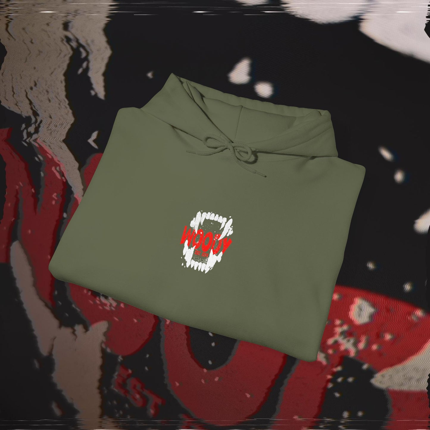 Bite Back - Military Green - Hoodie