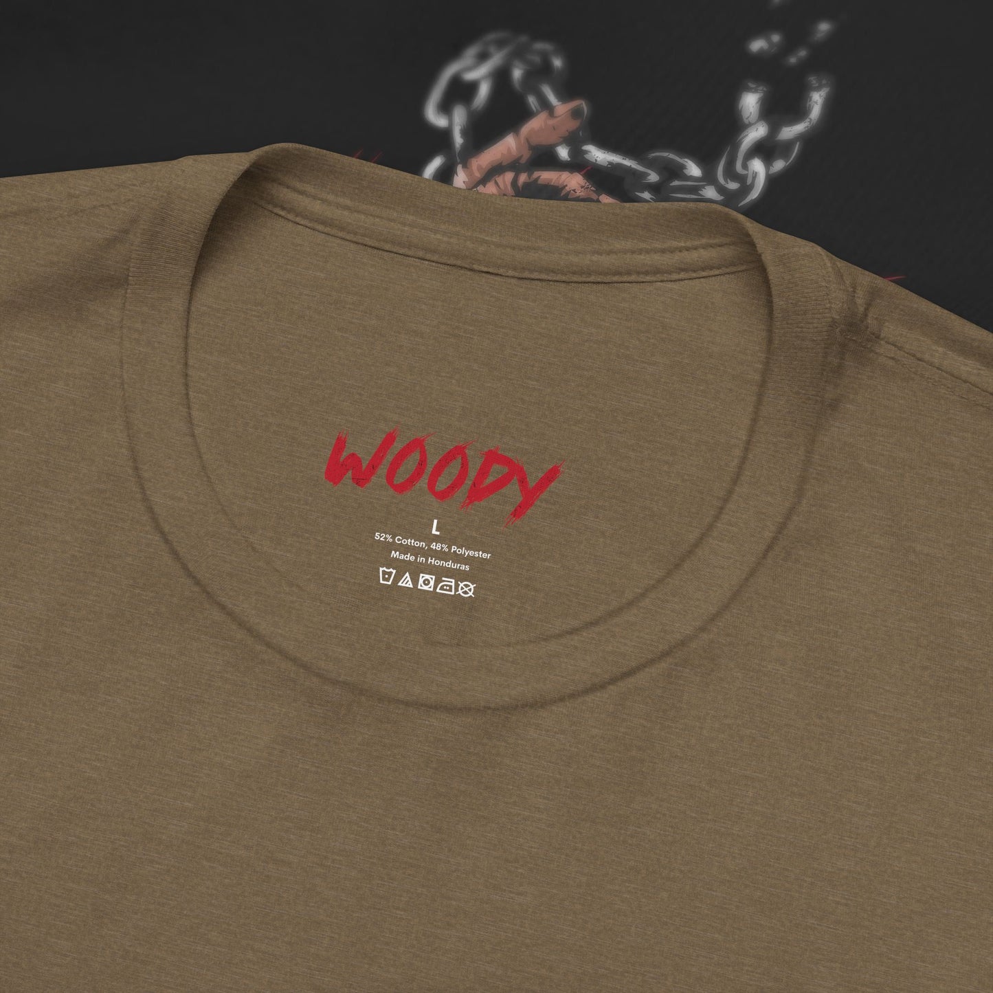 Who Cares - Heather Olive - T-Shirt