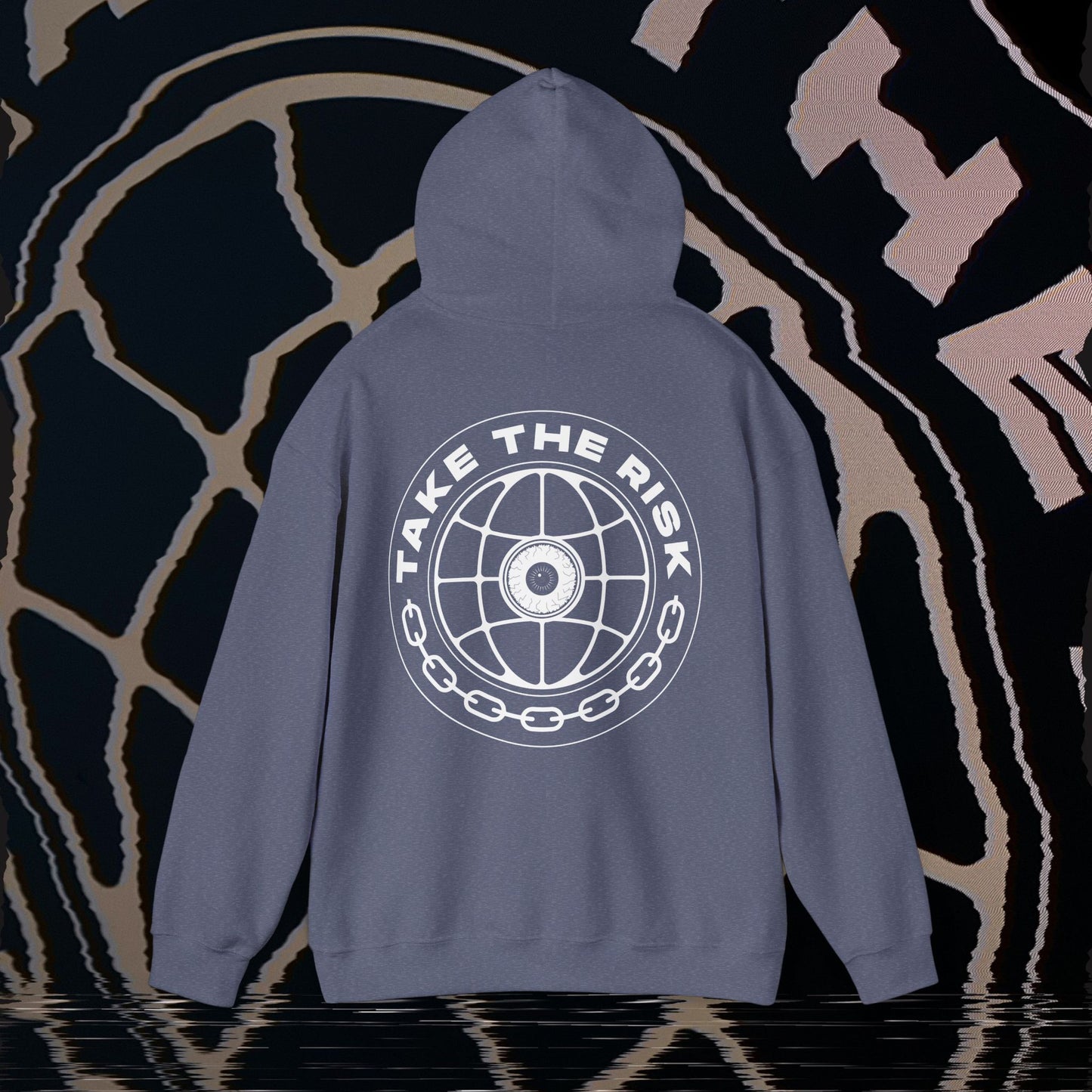 Take The Risk - Heather Navy - Hoodie