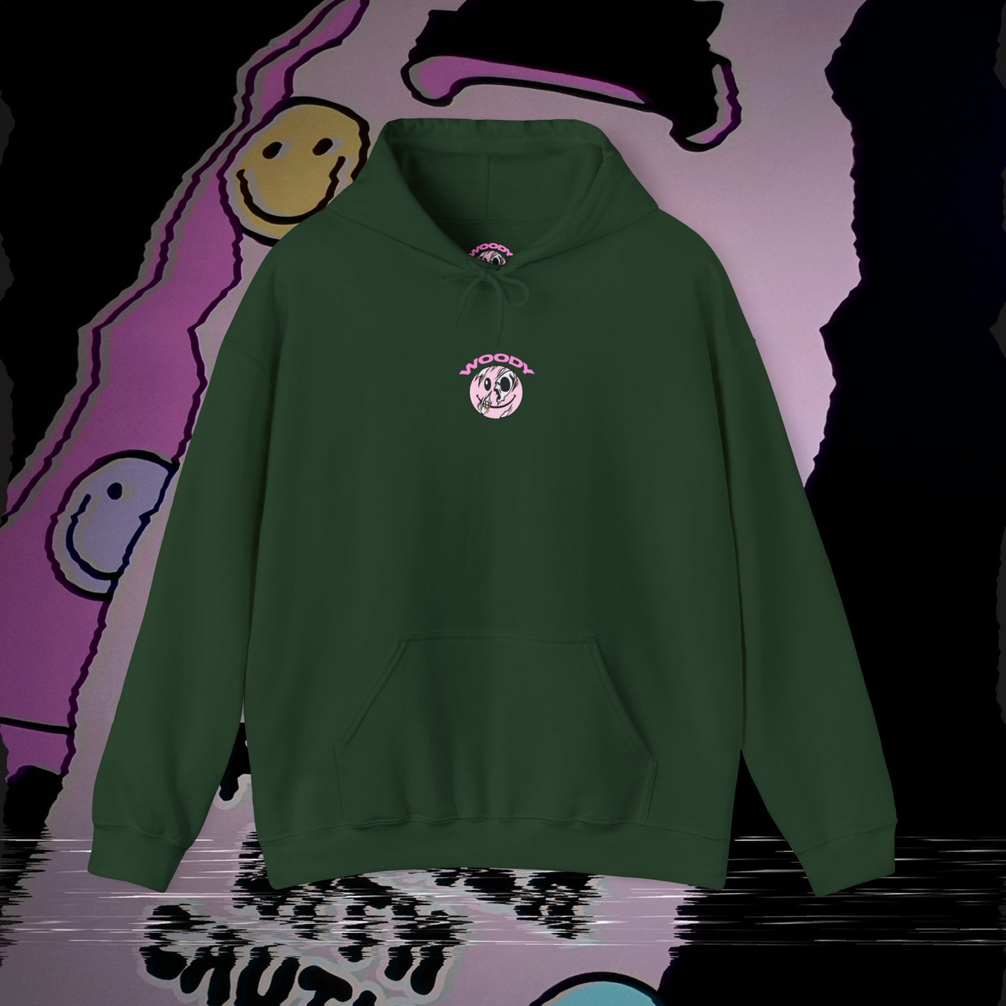 Not In The Mood - Forest Green - Hoodie