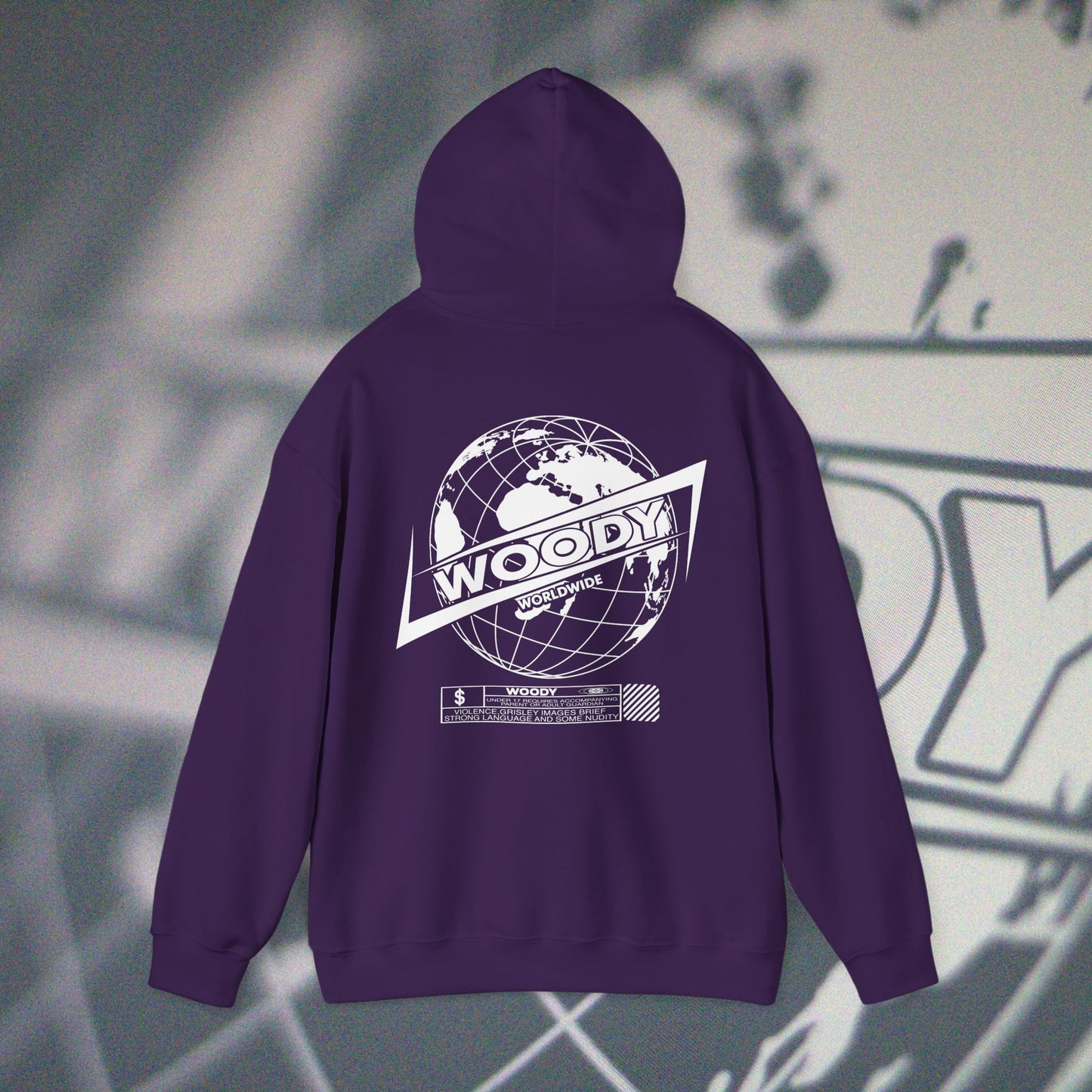 Woody Worldwide - Purple - Hoodie