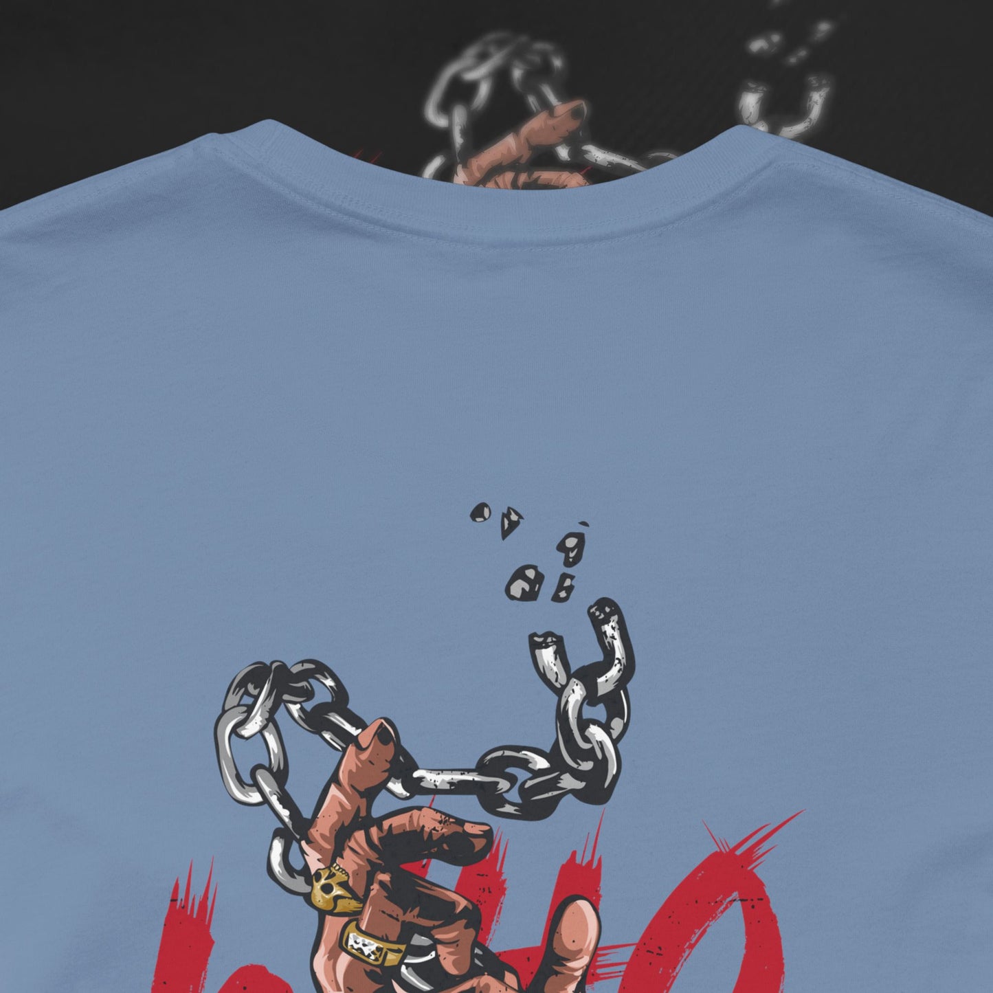 Who Cares - Steel Blue - T-Shirt