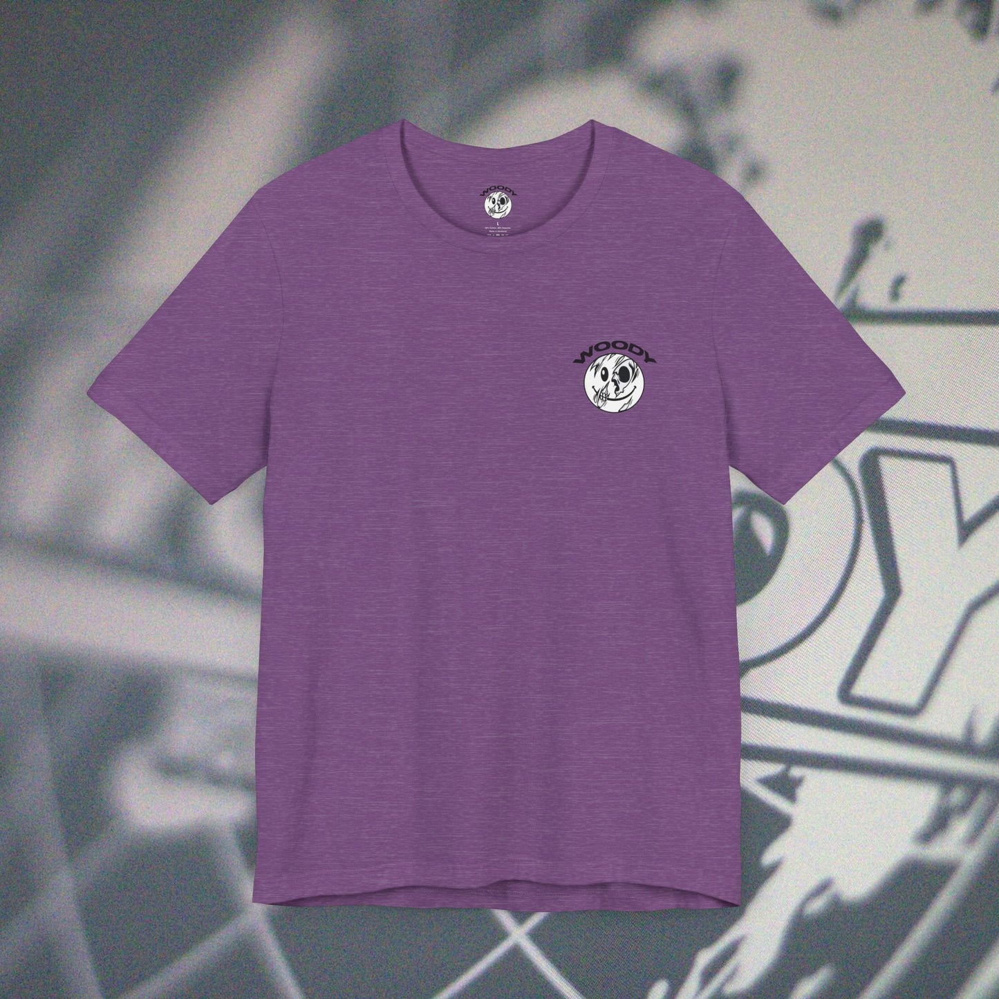 Woody Worldwide - Heather Purple - T-Shirt