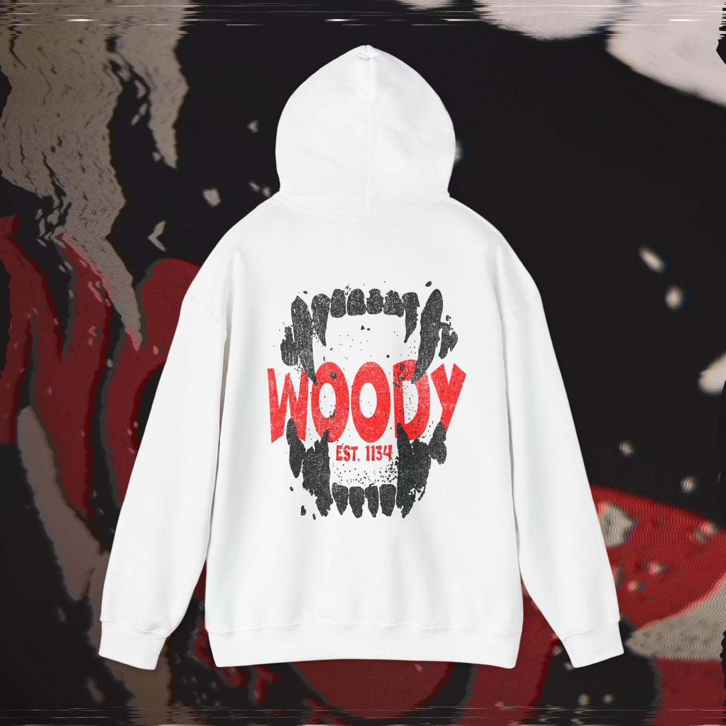 Bite Back - White - Hoodie