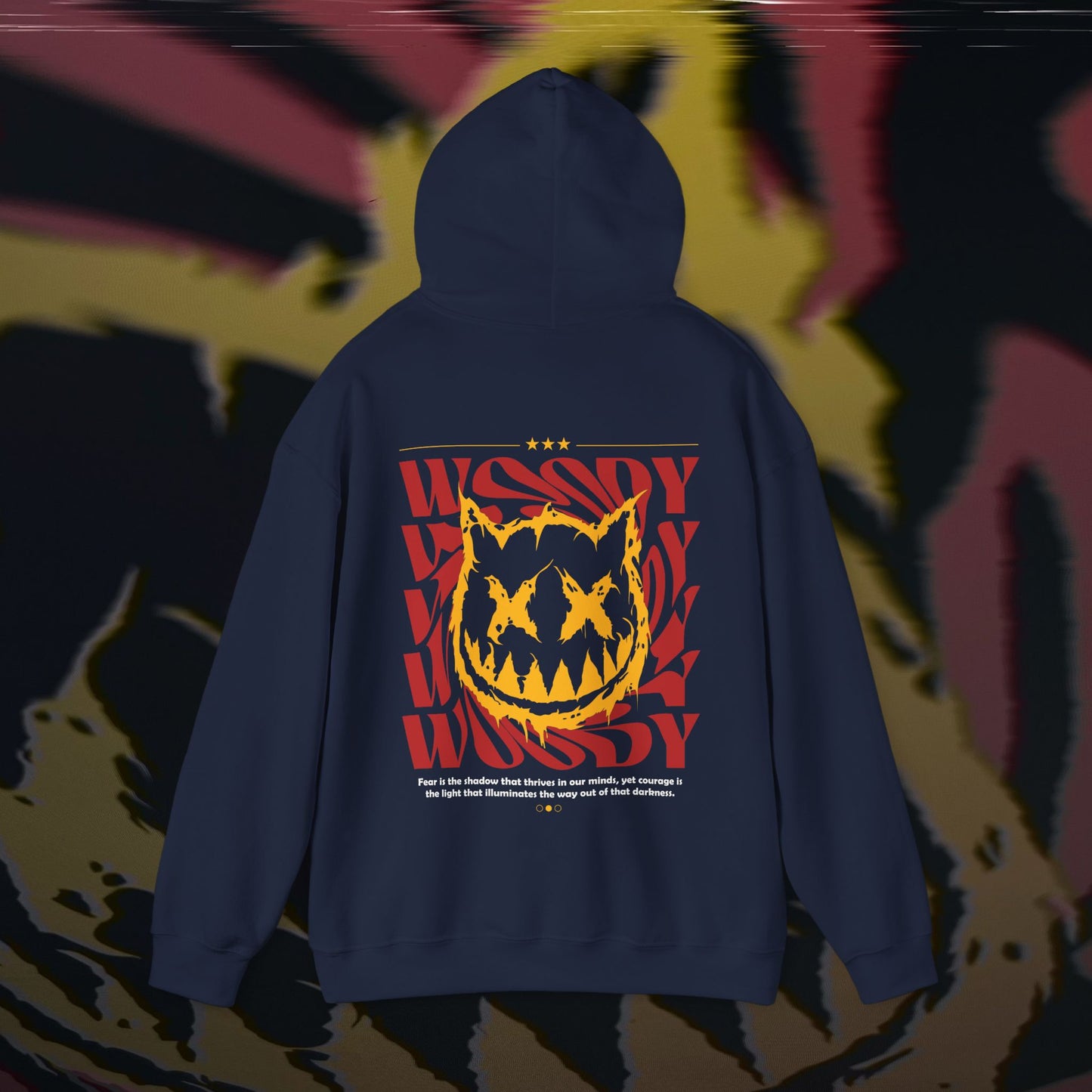 Face Your Fears - Navy - Hoodie