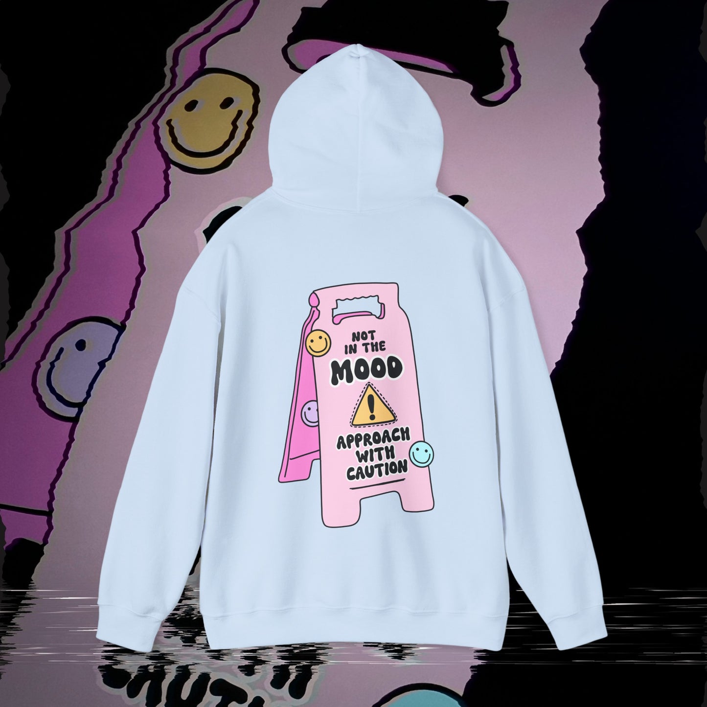 Not In The Mood - Light Blue - Hoodie