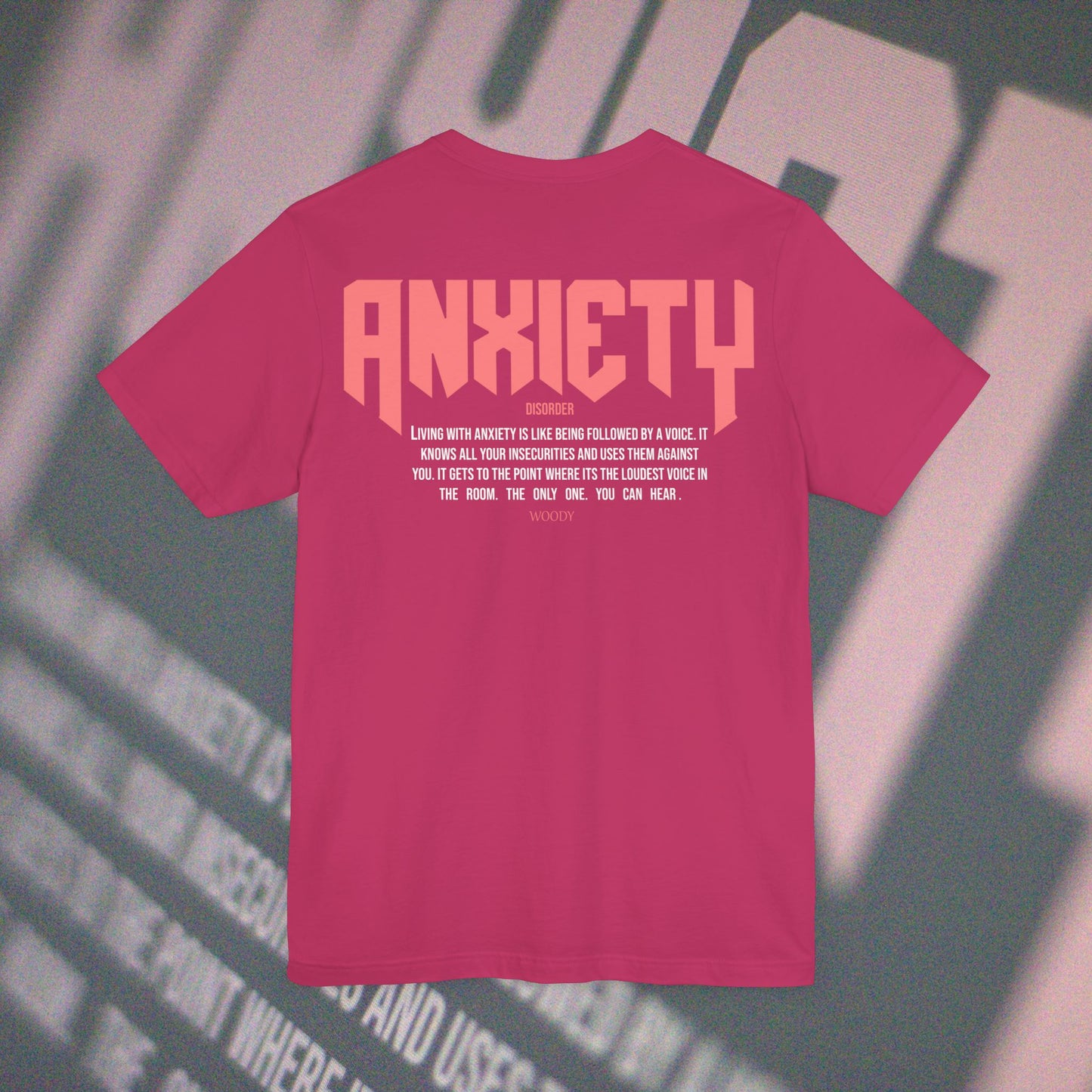 Anxiety - Berry - T-Shirt