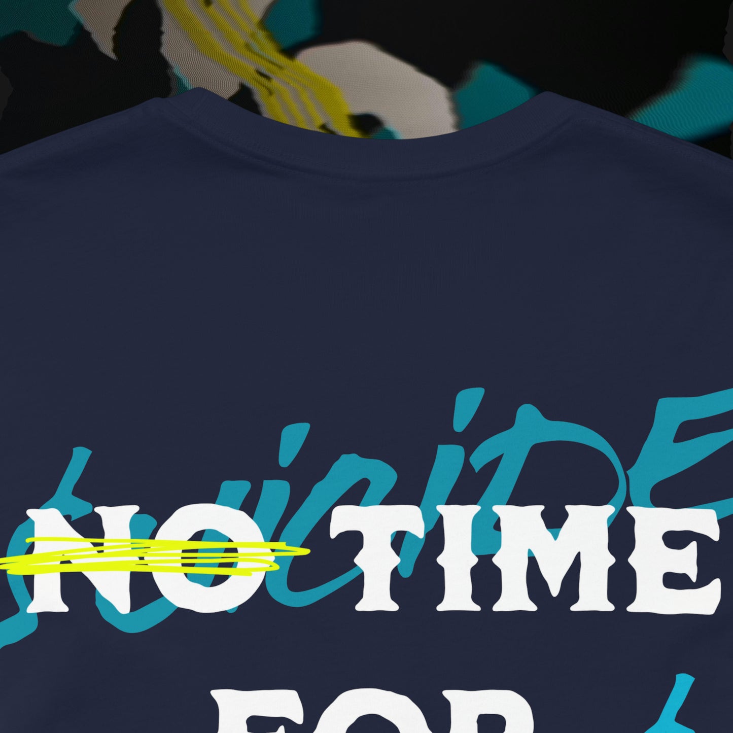 No Time For Romance - Navy - T-Shirt