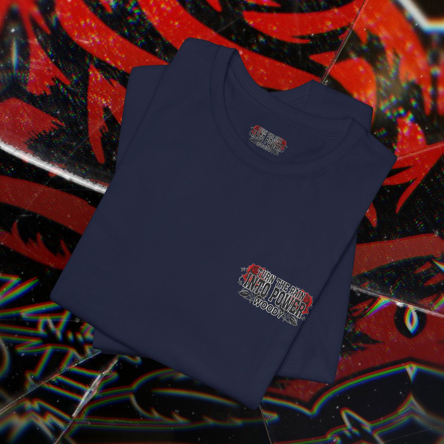 Pain To Power - Navy - T-Shirt