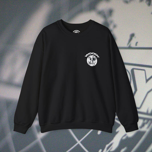 Woody Worldwide - Black - Crewneck