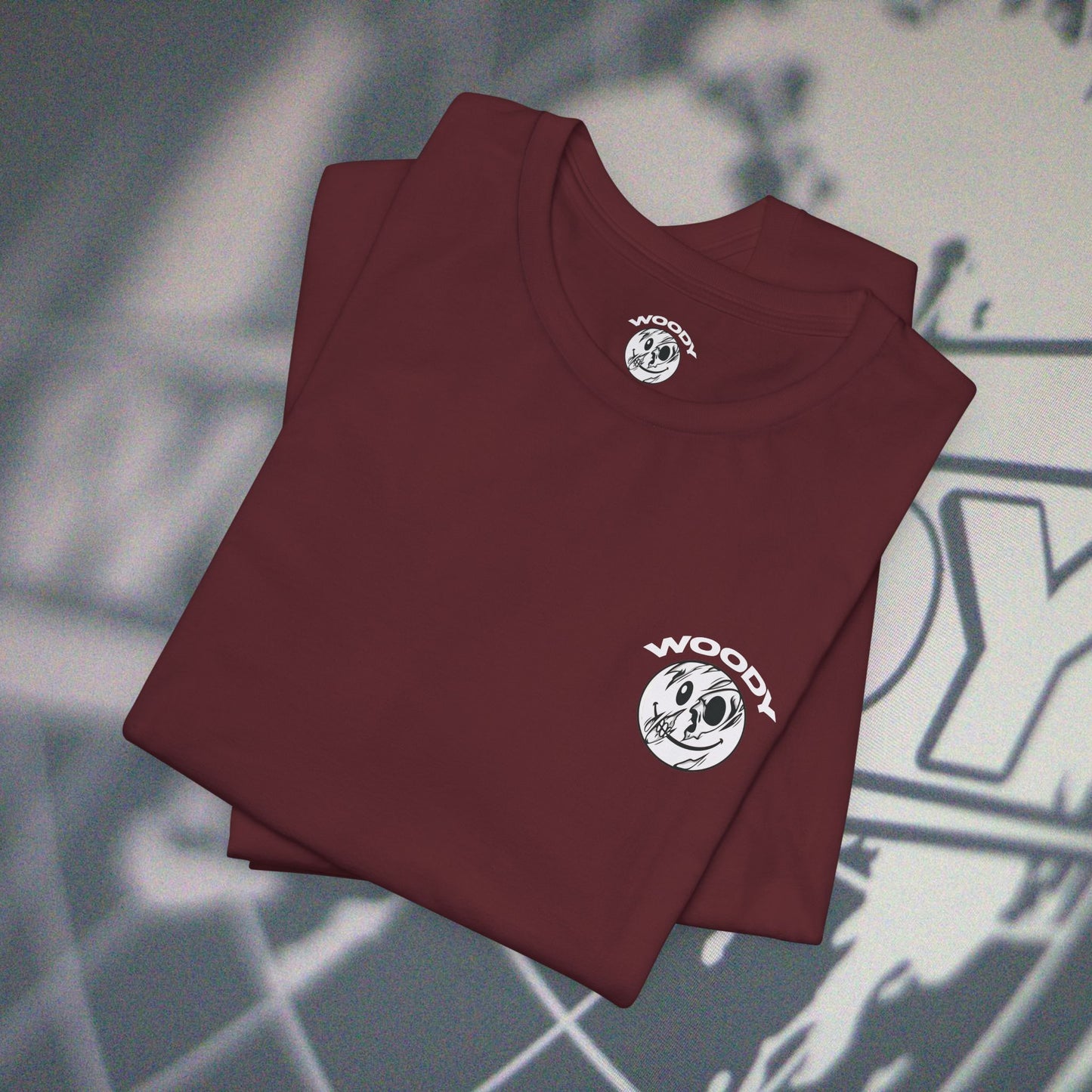 Woody Worldwide - Maroon - T-Shirt