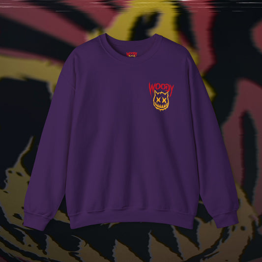 Face Your Demons - Purple - Crewneck