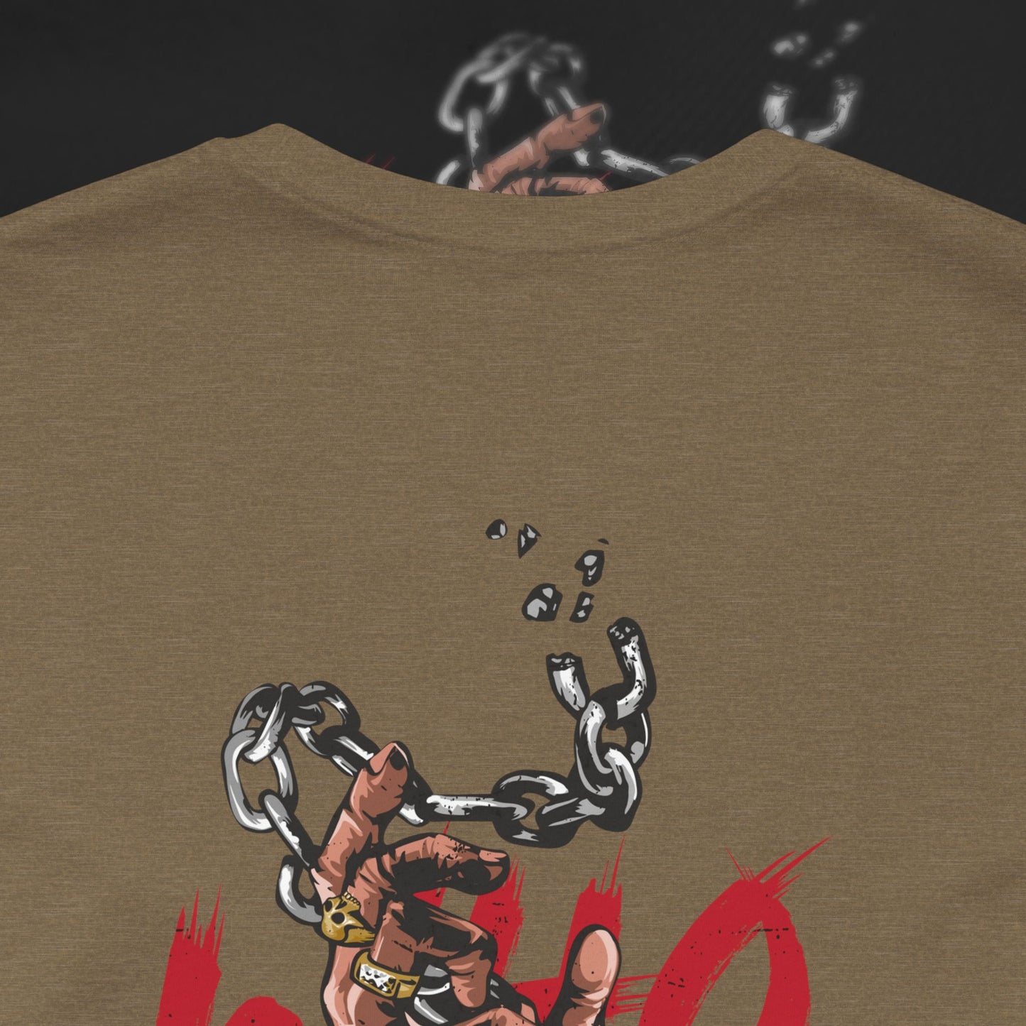 Who Cares - Heather Olive - T-Shirt
