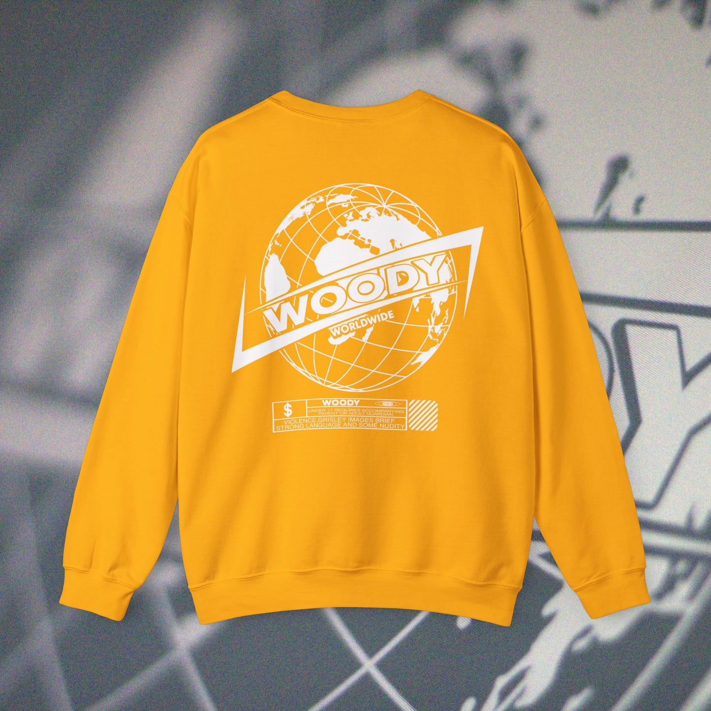 Woody Worldwide - Gold - Crewneck