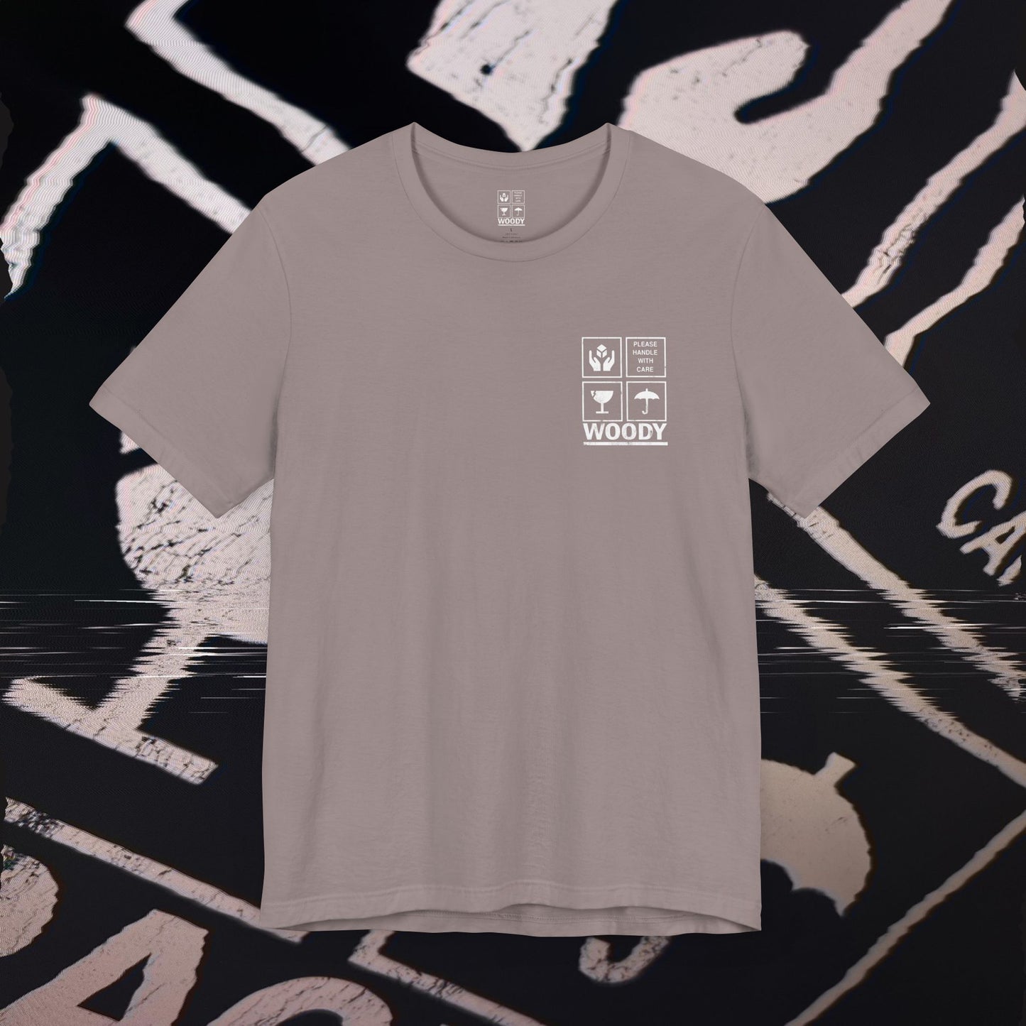 Fragile - Pebble Brown - T-Shirt