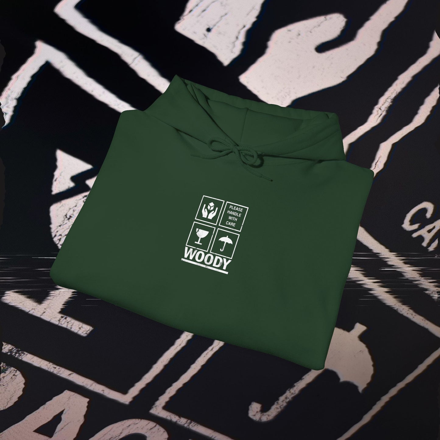 Fragile - Forest Green - Hoodie