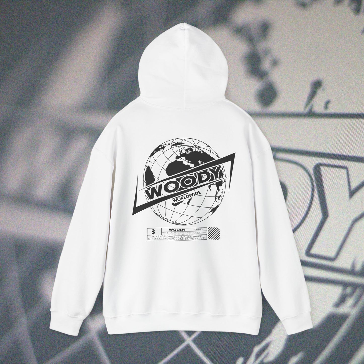 Woody Worldwide - White - Hoodie