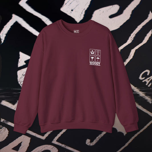 Fragile - Maroon - Crewneck