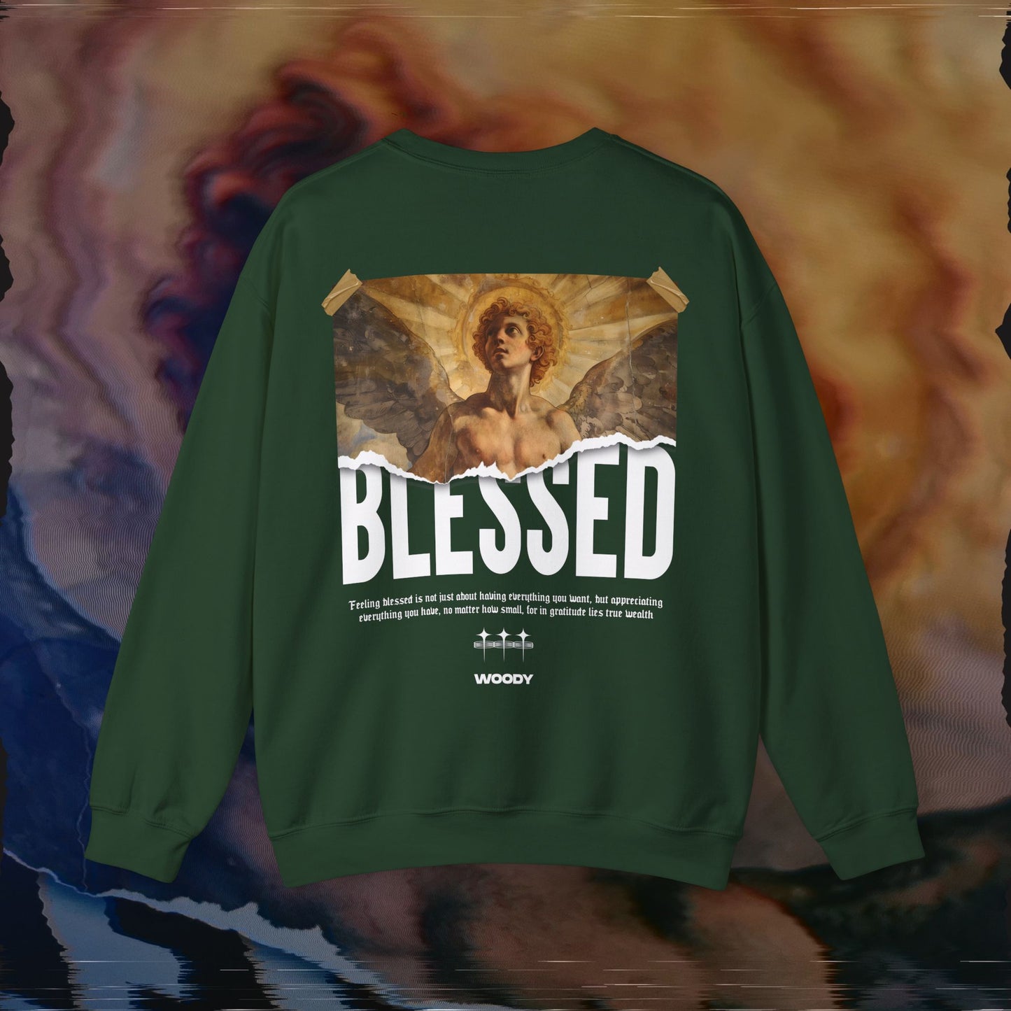 Blessed - Forest Green - Crewneck