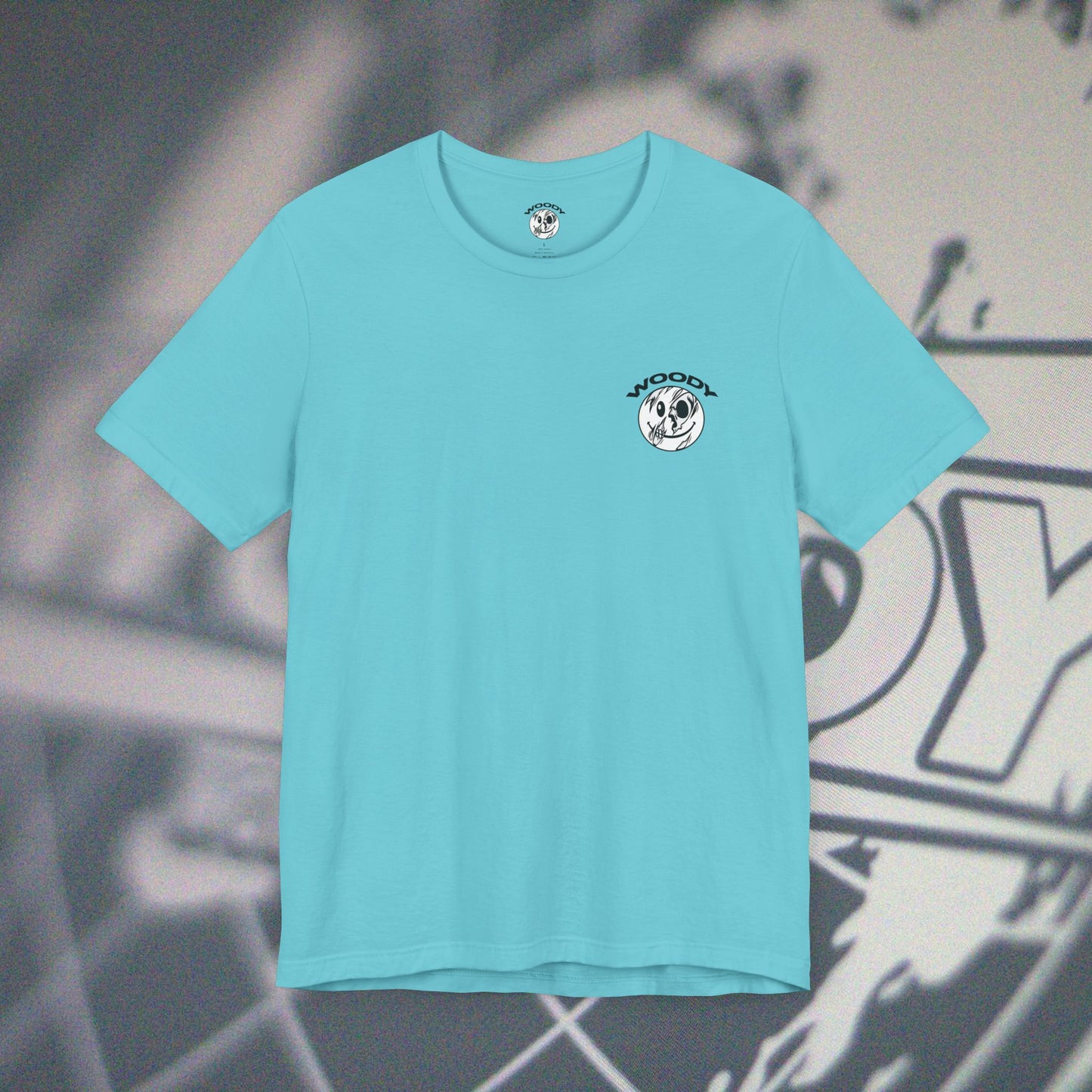 Woody Worldwide - Turquoise - T-Shirt