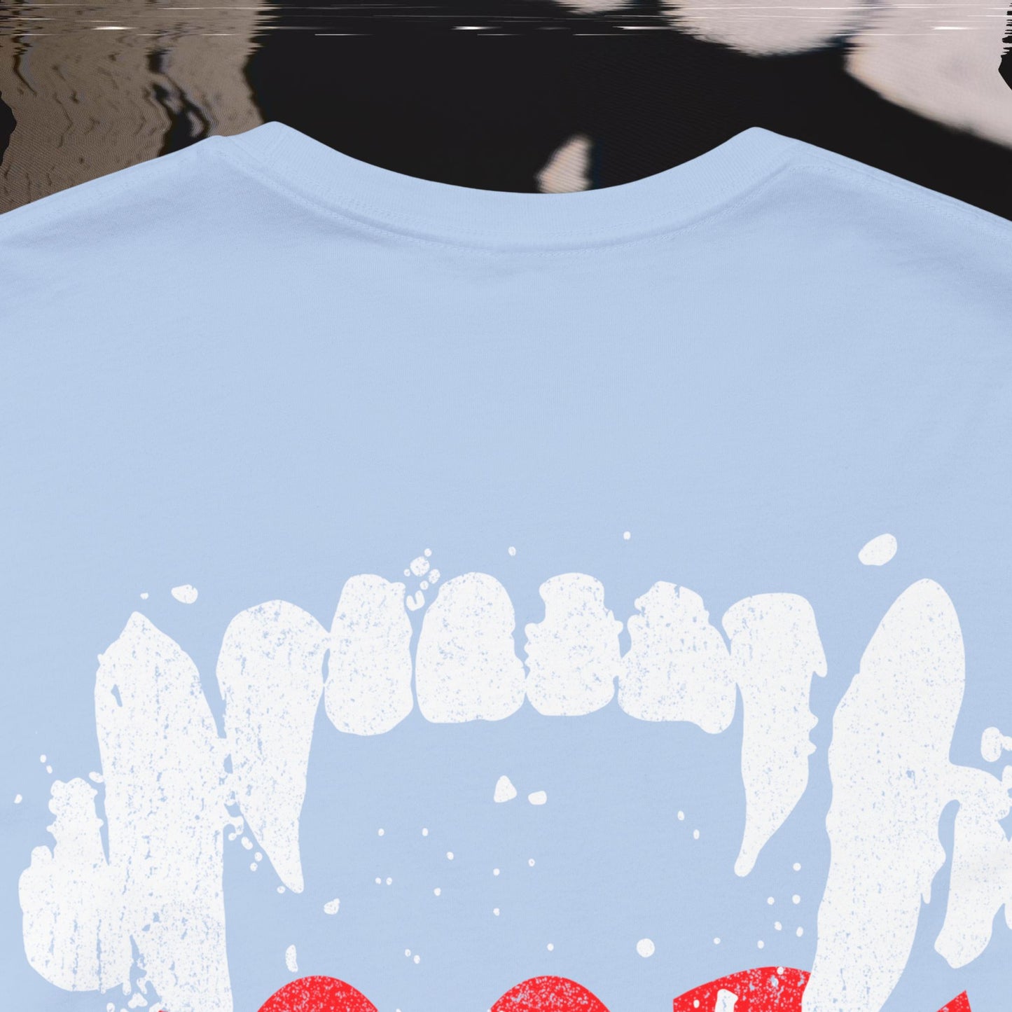 Bite Back - Light Blue - T-Shirt