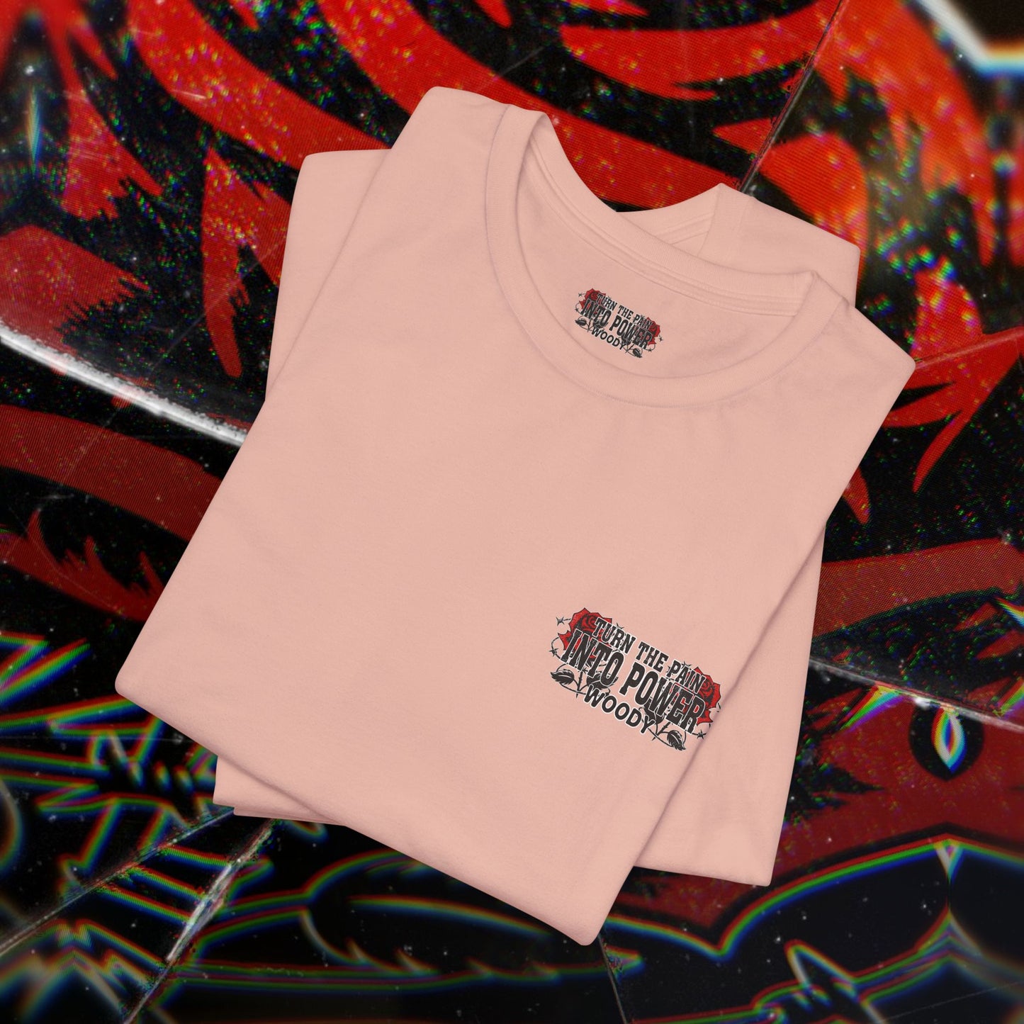 Pain To Power - Peach - T-Shirt