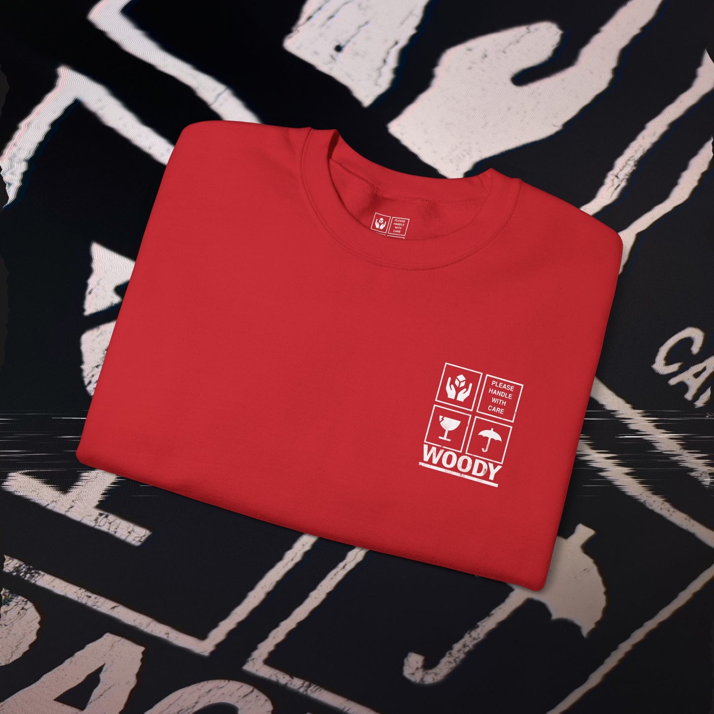 Fragile - Red - Crewneck