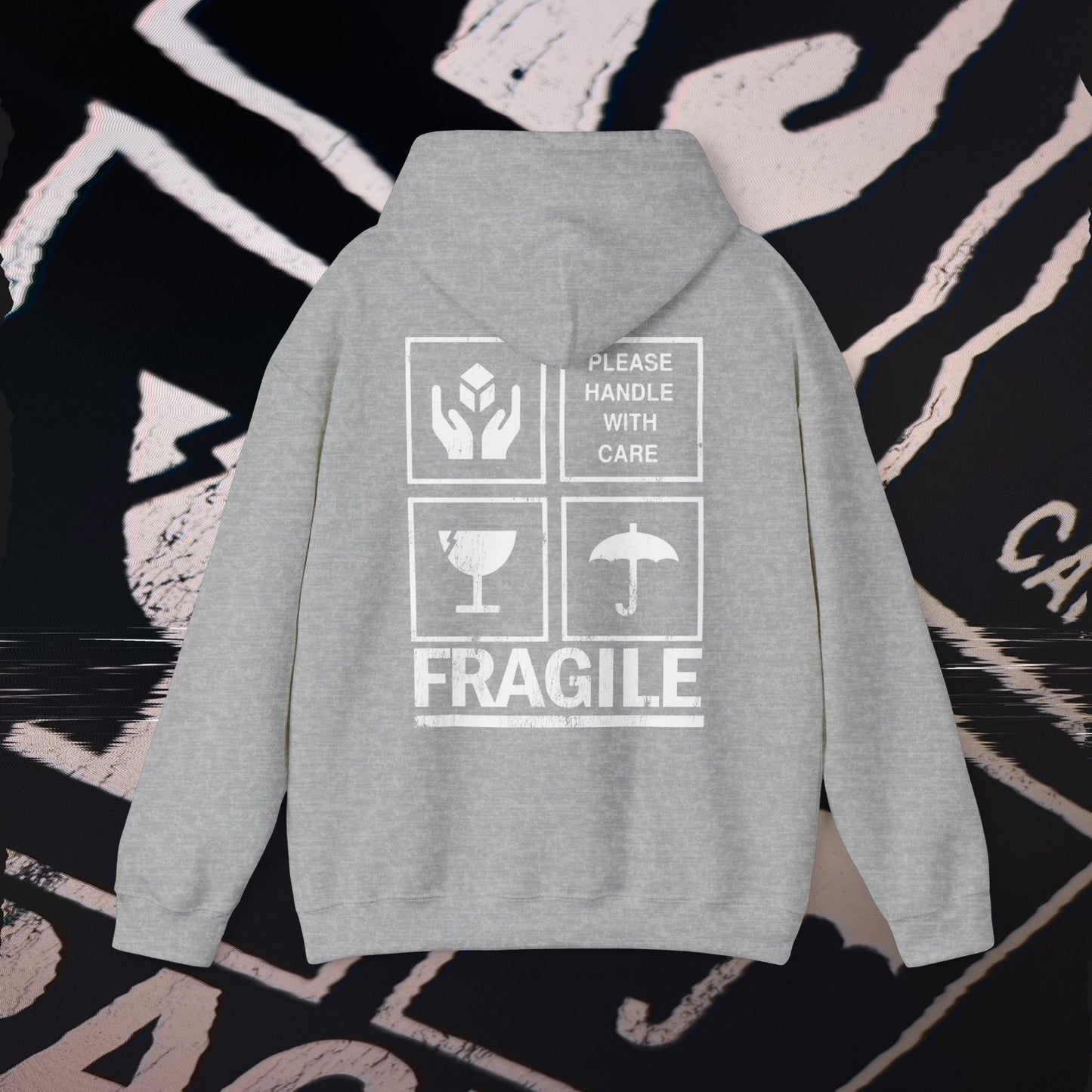Fragile - Sport Grey - Hoodie