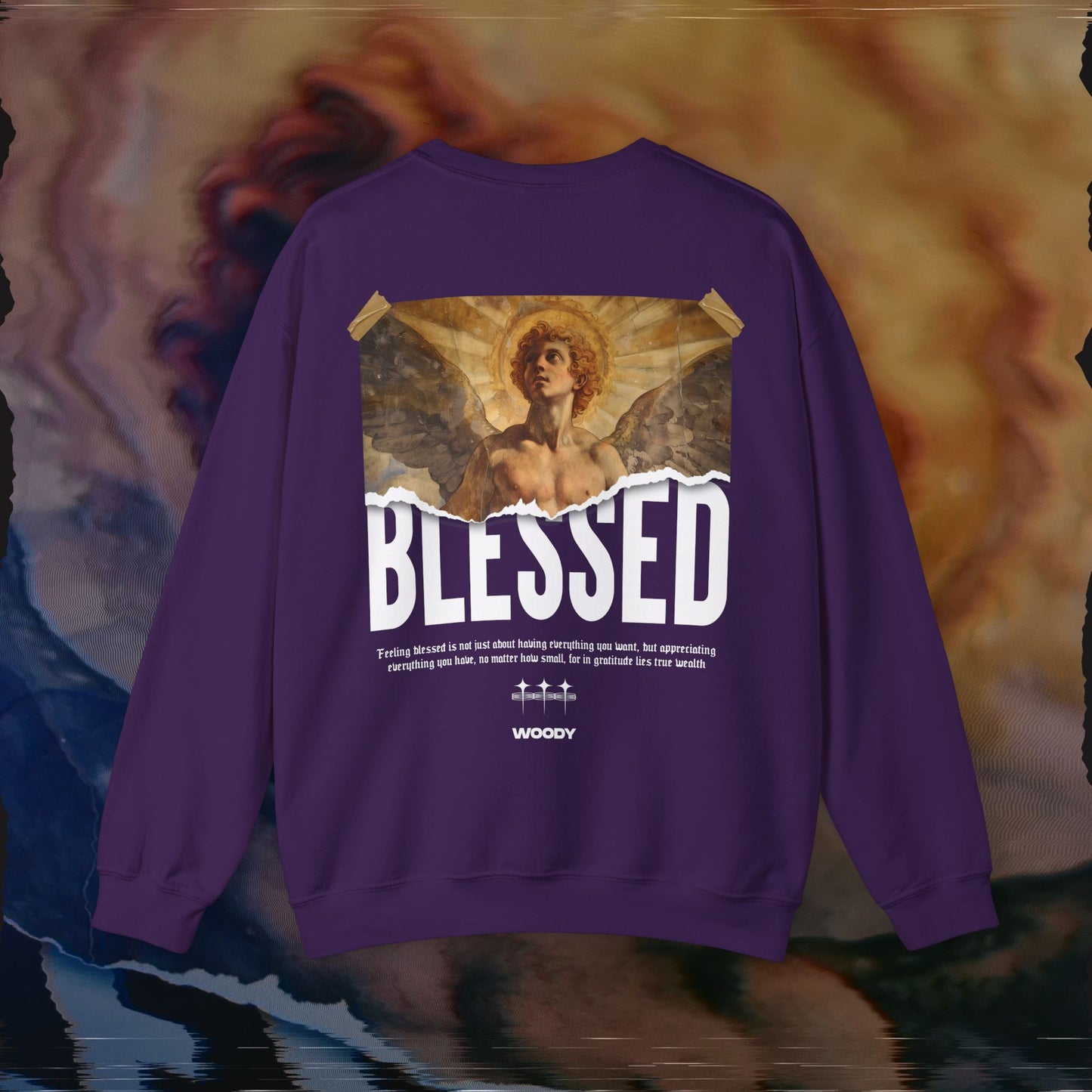 Blessed - Purple - Crewneck