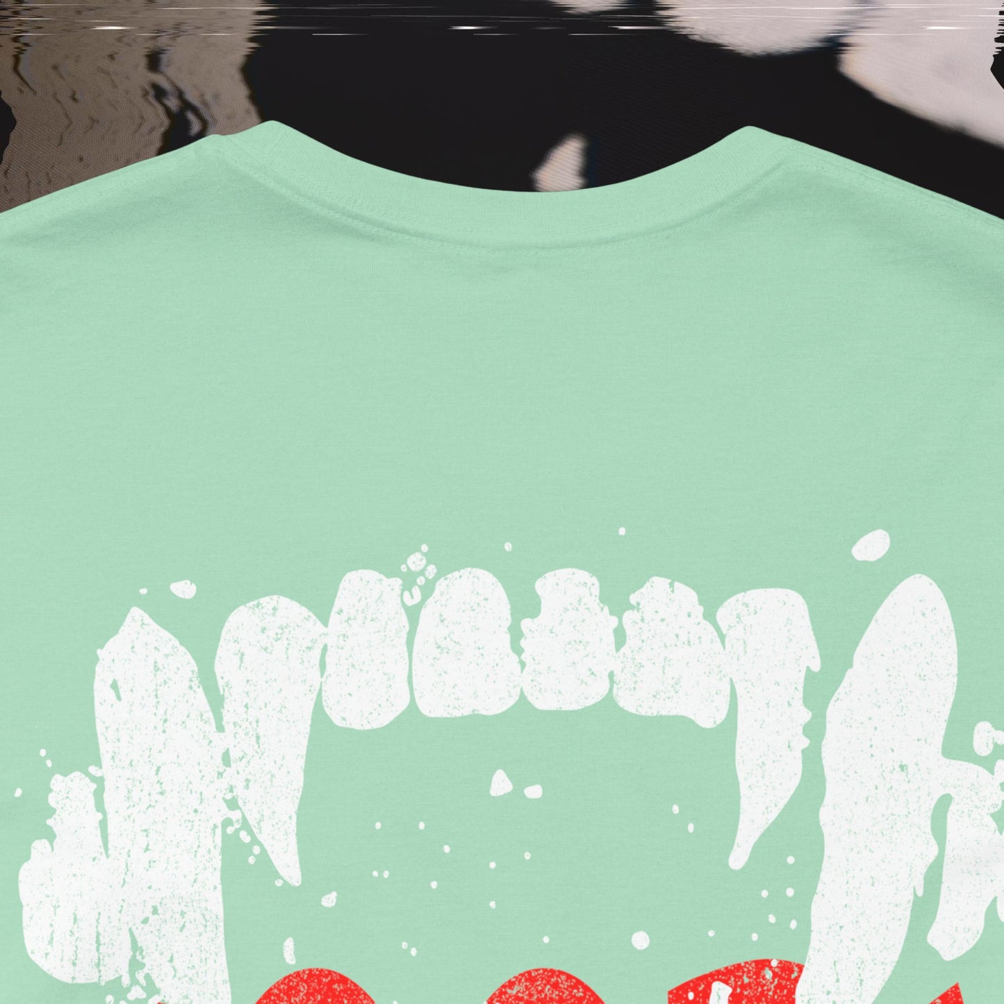 Bite Back - Heather Mint - T-Shirt