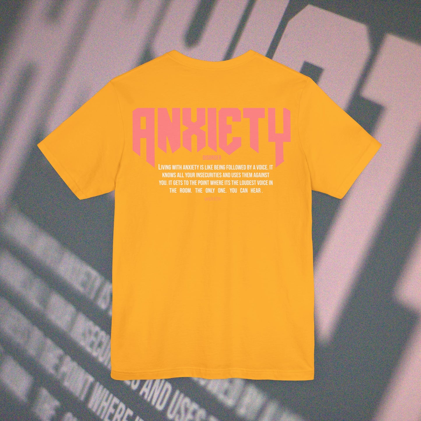 Anxiety - Gold - T-Shirt
