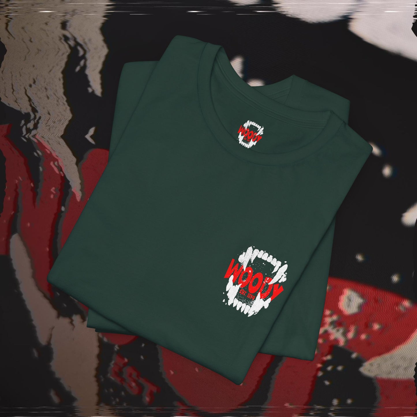 Bite Back - Forest Green - T-Shirt
