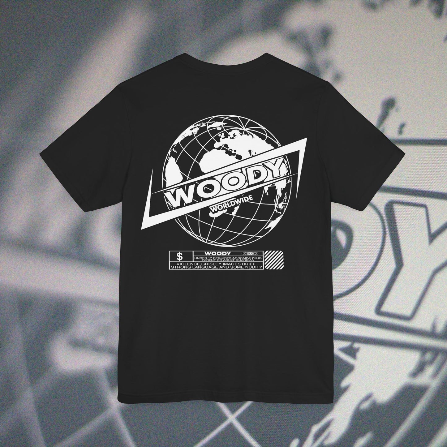 Woody Worldwide - Black - T-Shirt